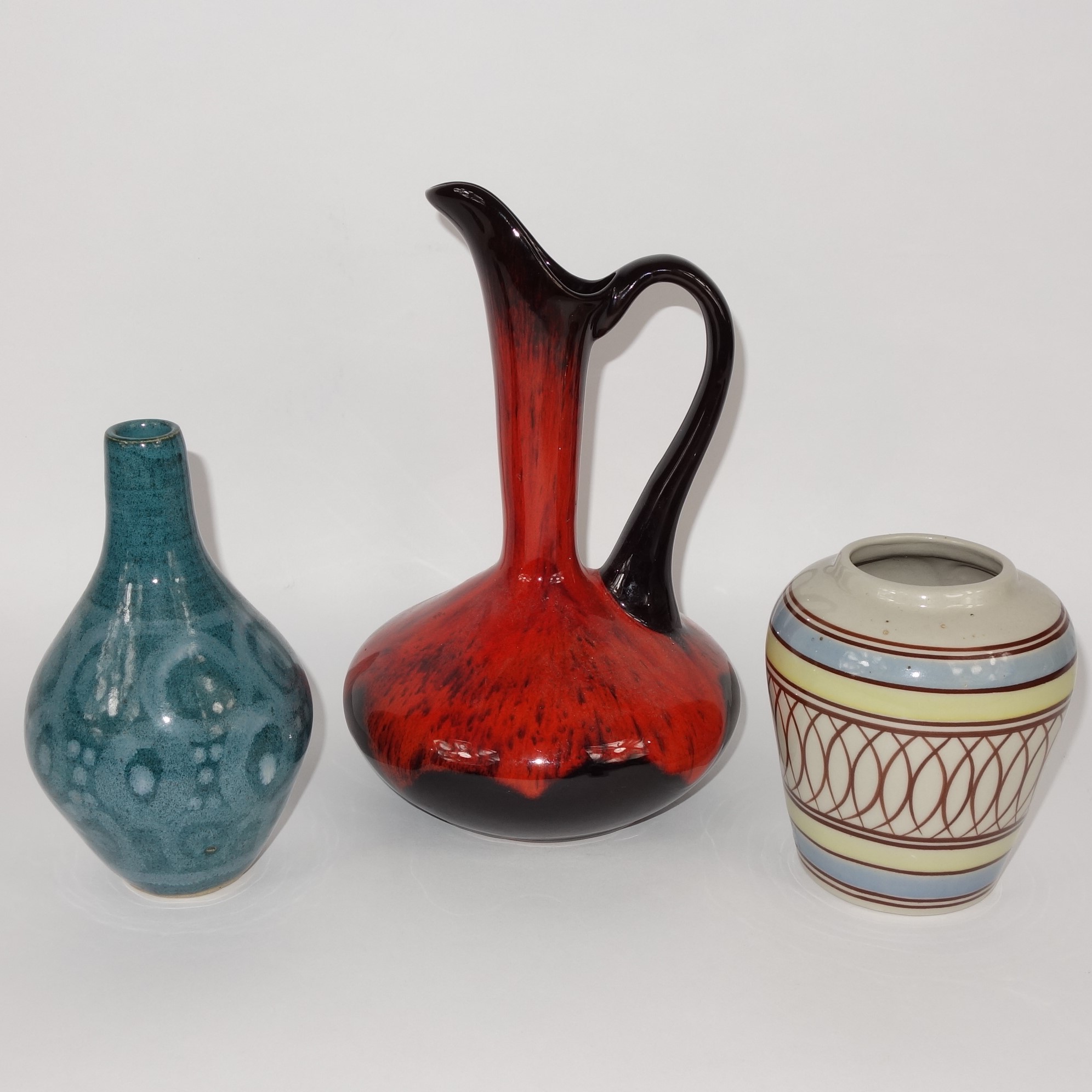 Three Vintage Pottery Pieces