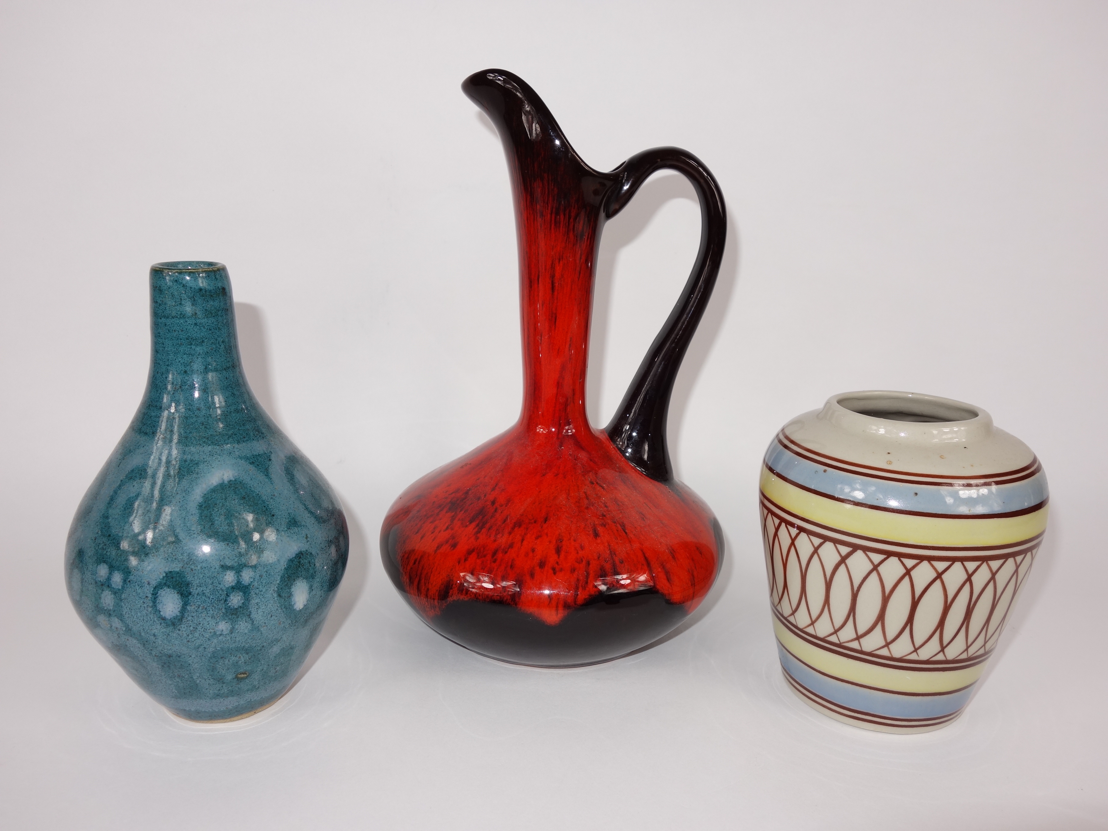 Three Vintage Pottery Pieces
