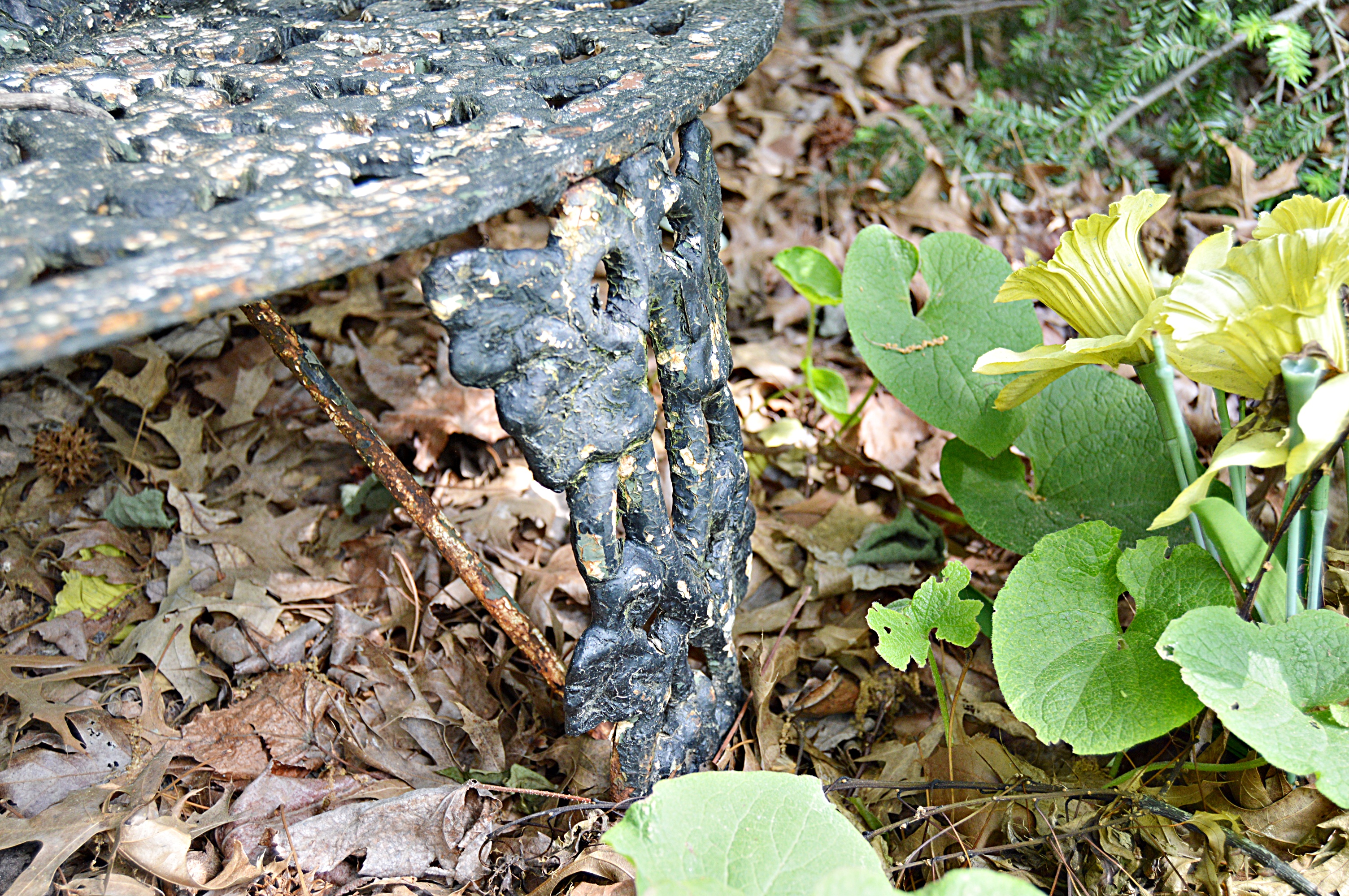 Vintage Cast Iron Circular Tree Surround Bench