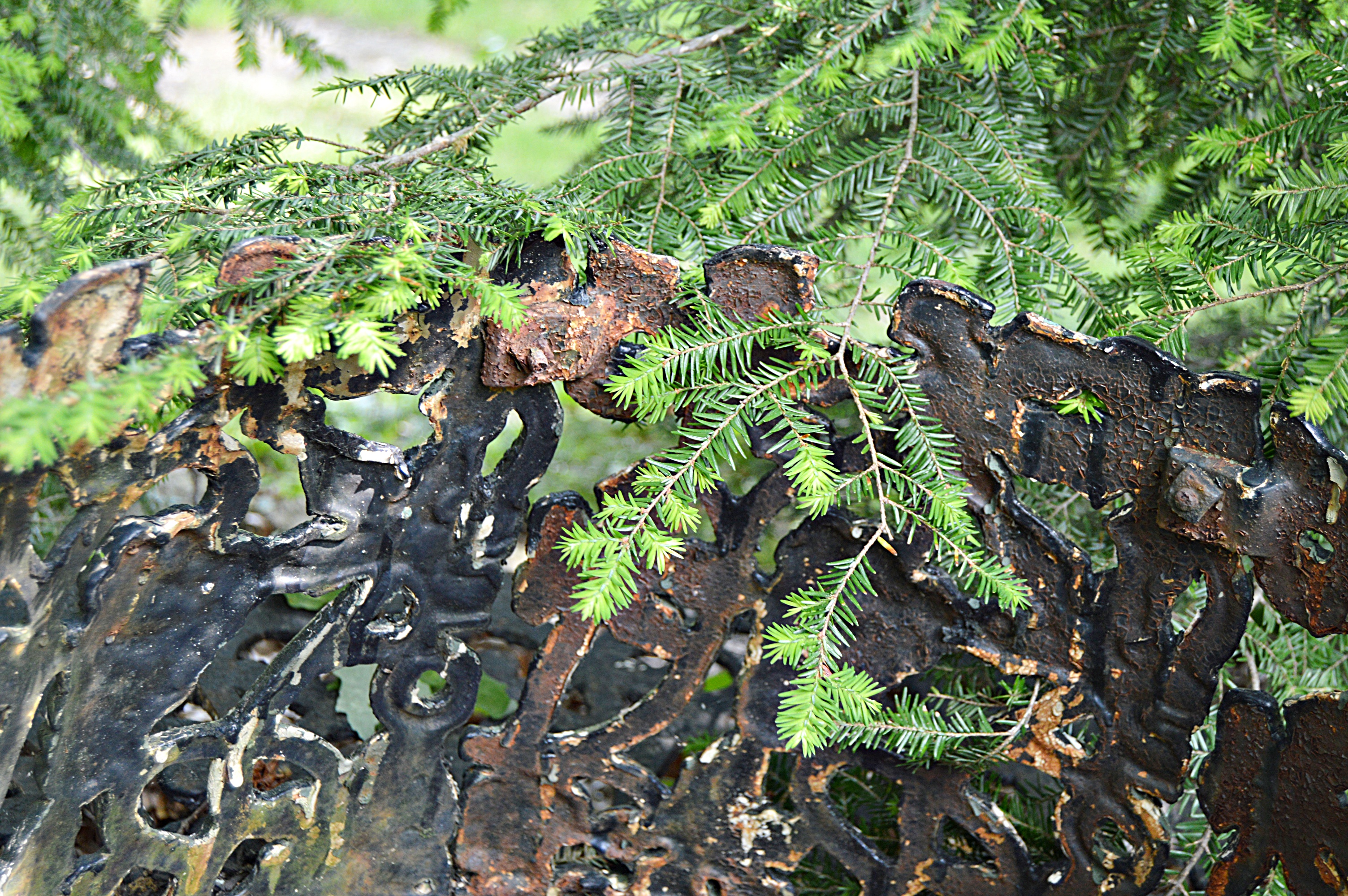 Vintage Cast Iron Circular Tree Surround Bench