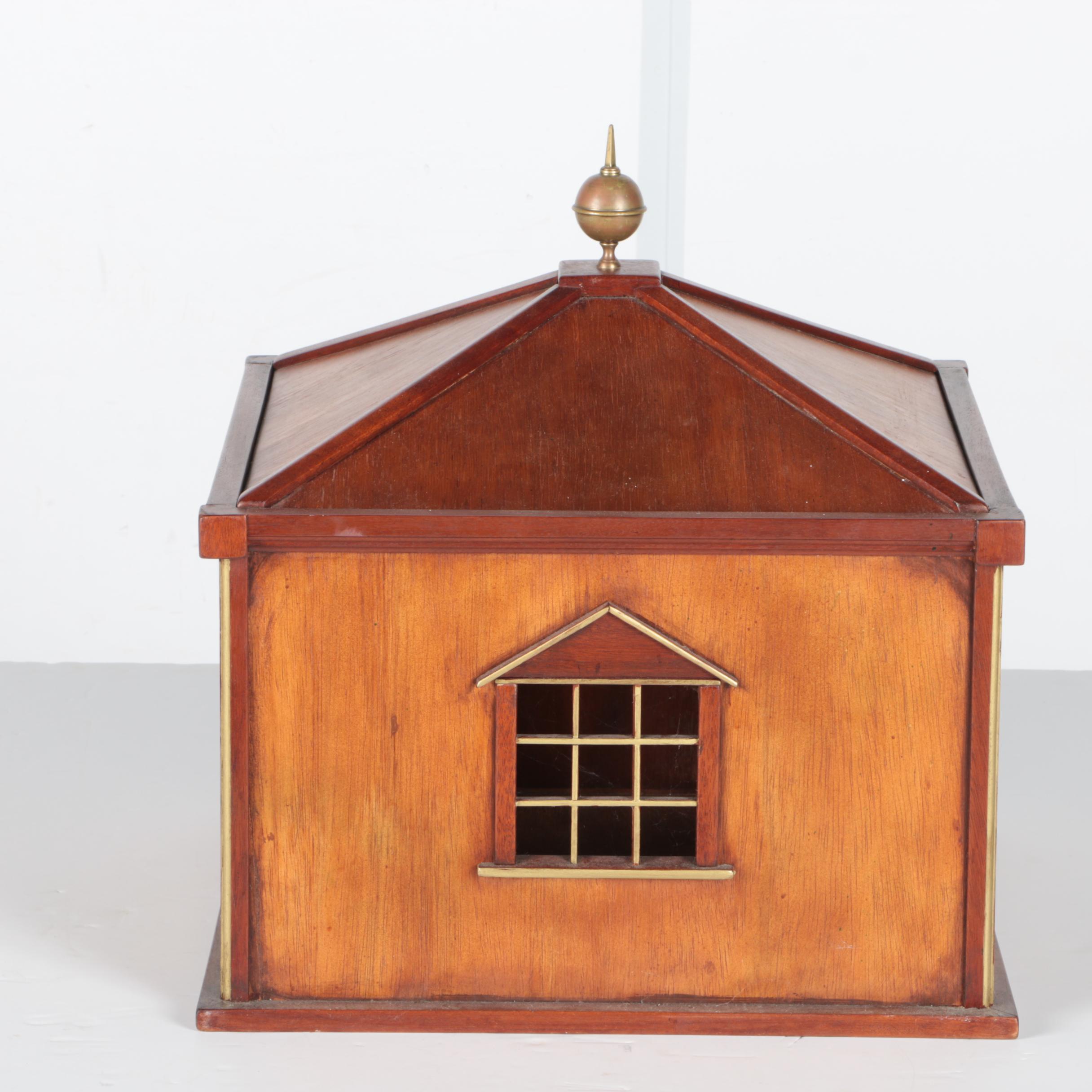 Wooden Pet House and Small Carrier