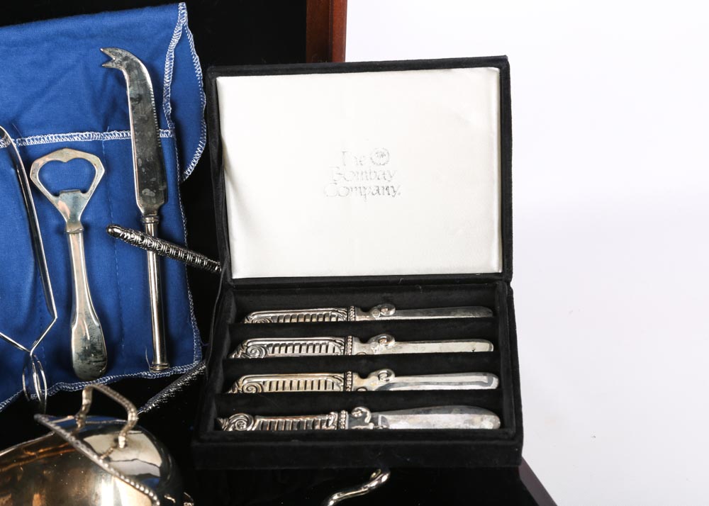 Silver Plate Tableware and Décor Featuring Towle