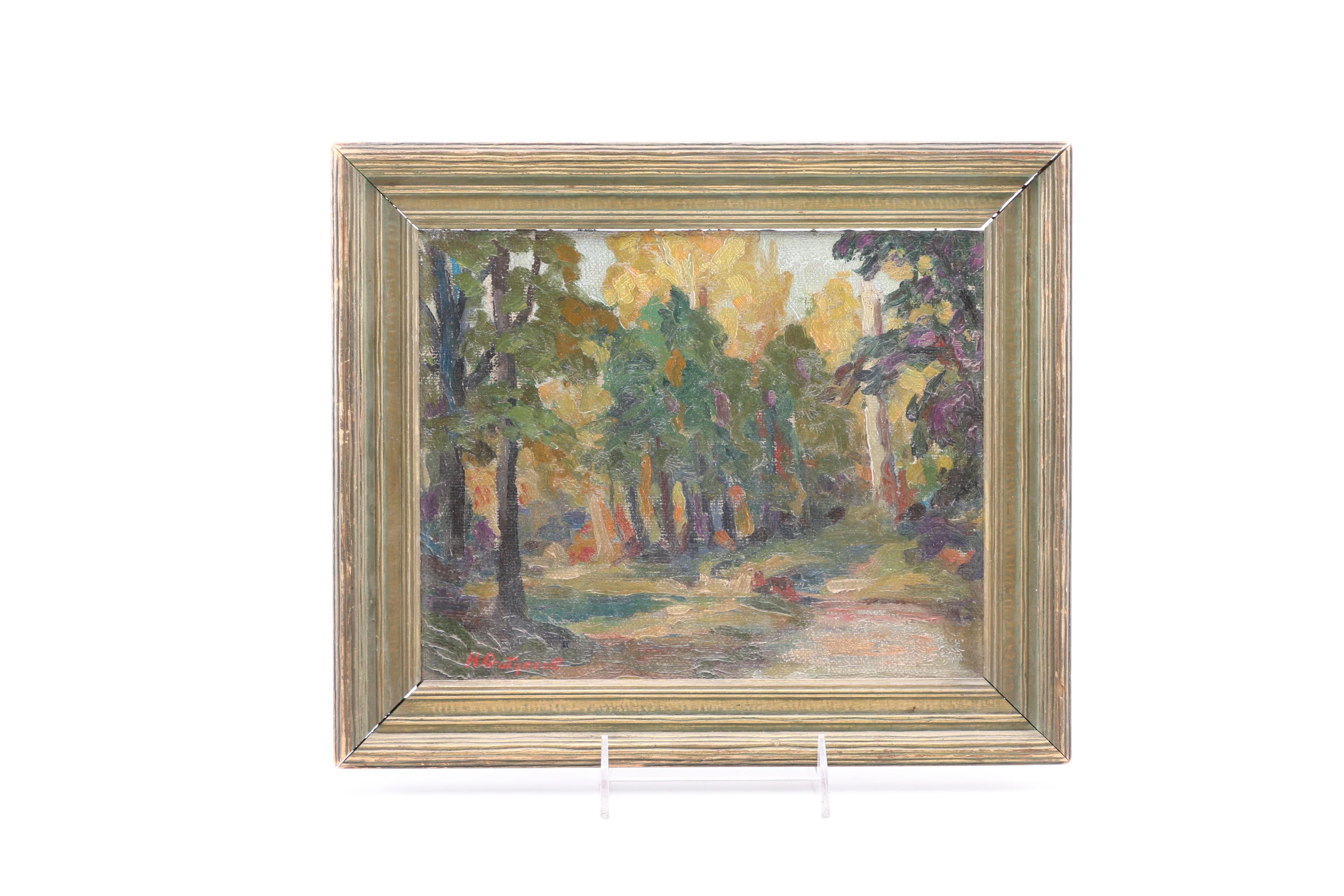 Three Vintage Landscape Oil Paintings