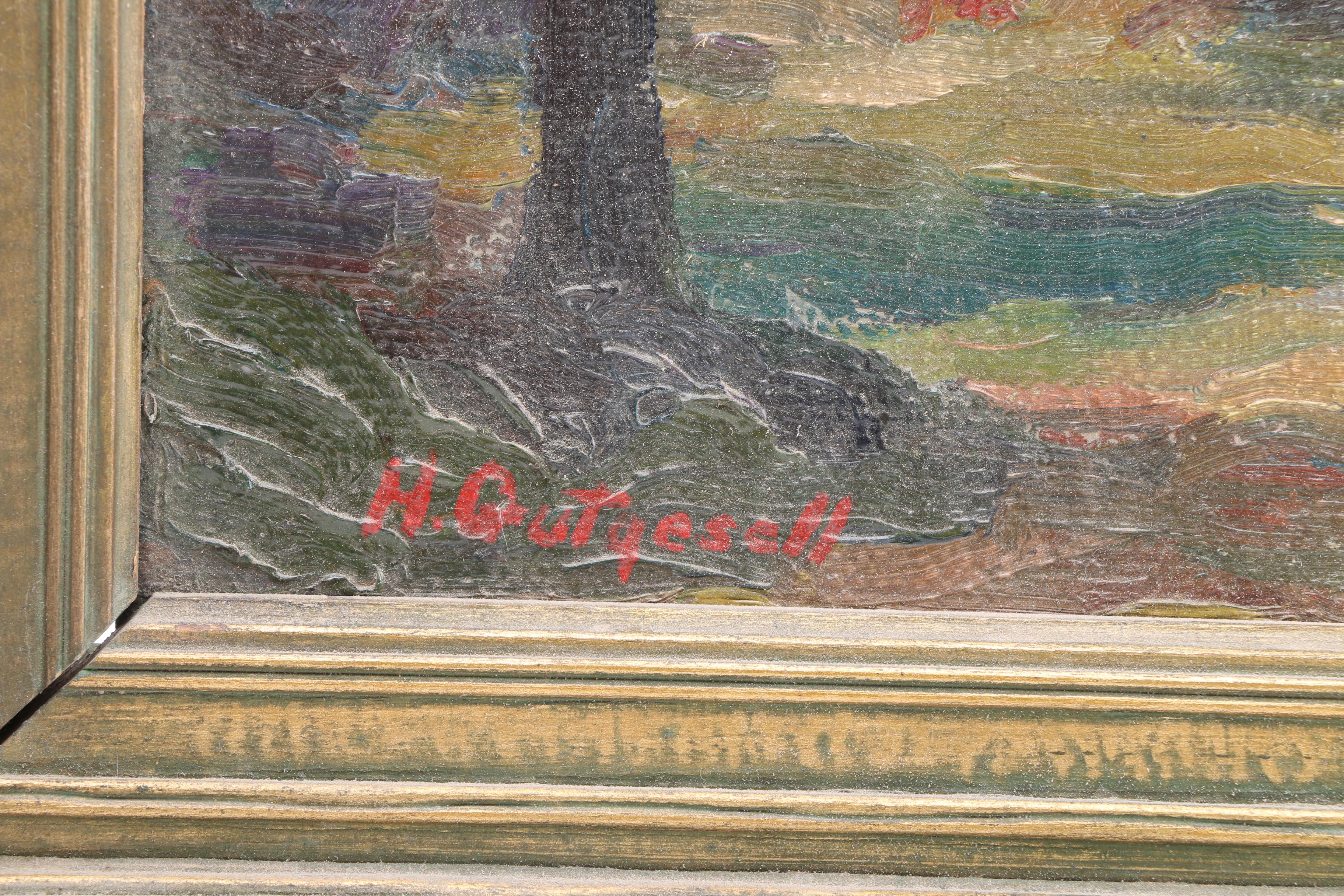 Three Vintage Landscape Oil Paintings