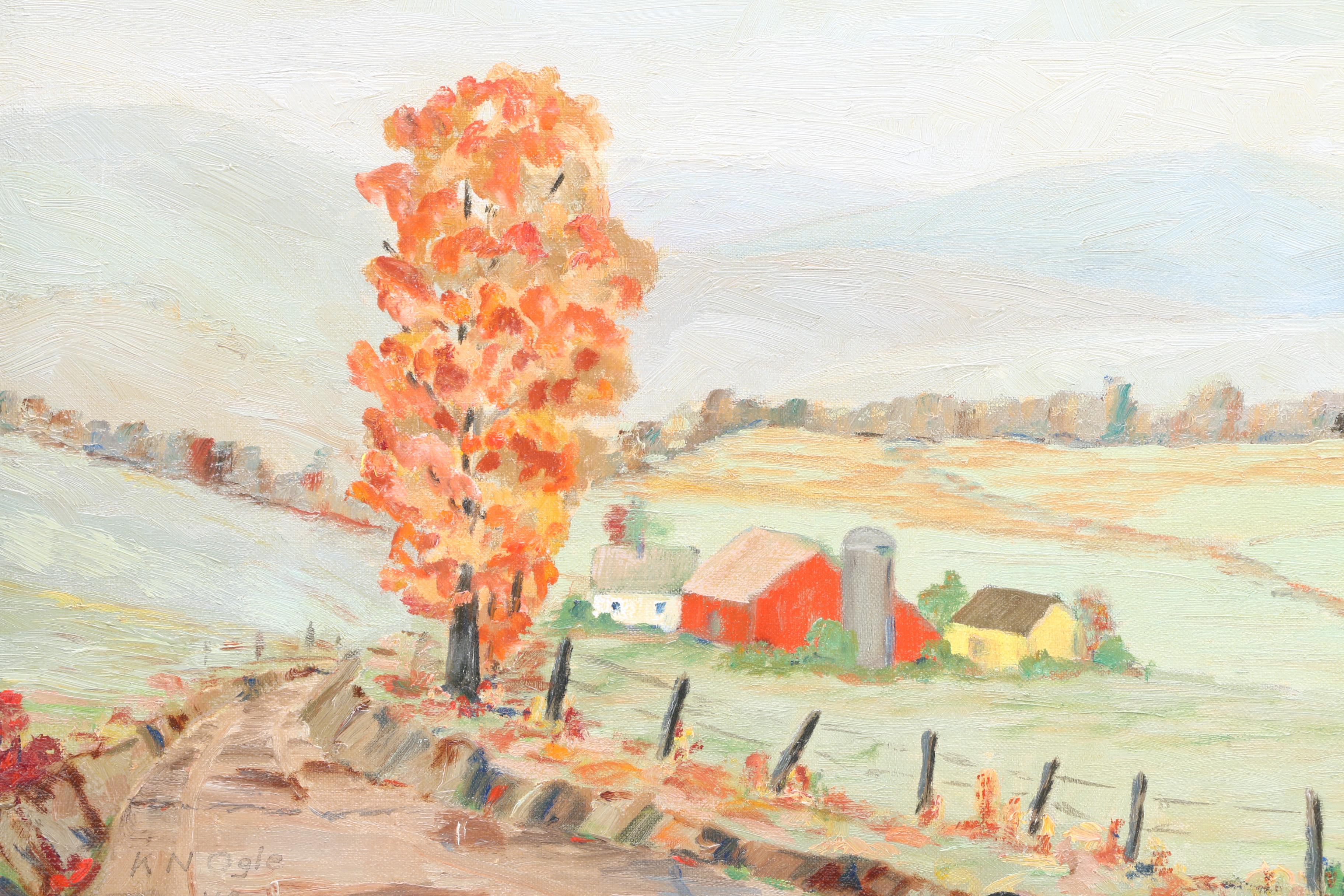 Three Vintage Landscape Oil Paintings