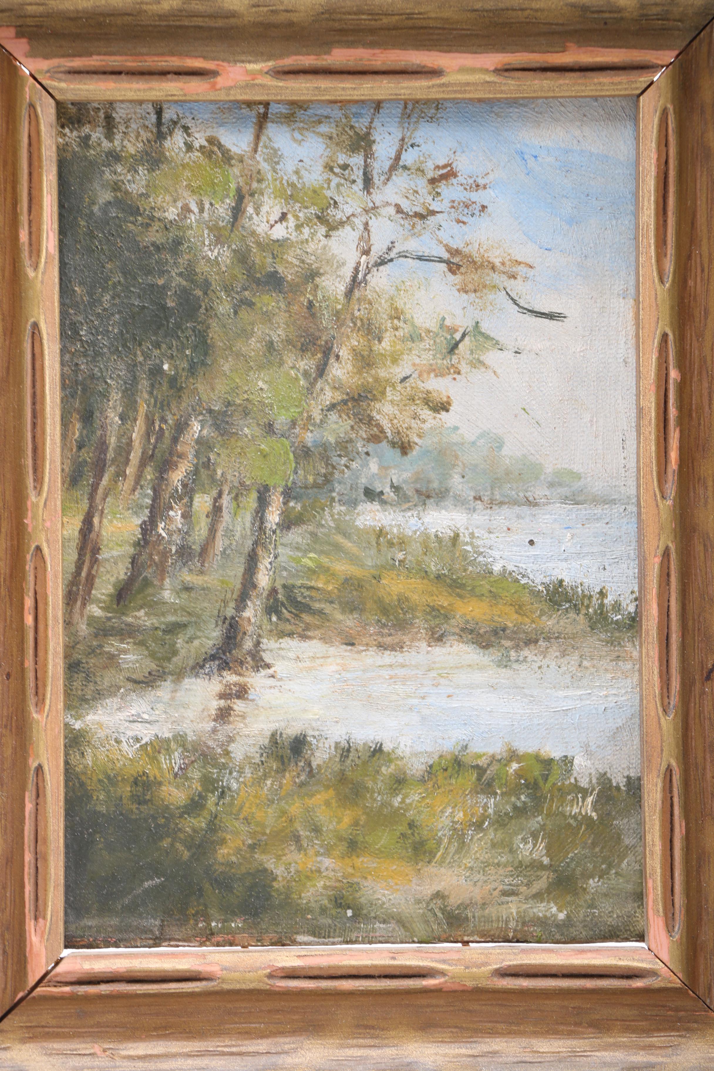 Three Vintage Landscape Oil Paintings