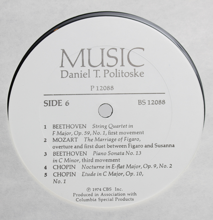 Instrumental, Musical Theater and Classical Theme Records