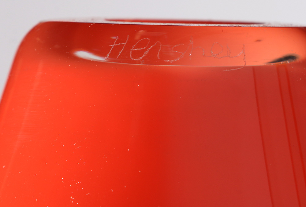 David Hershey Art Glass Handkerchief Vases