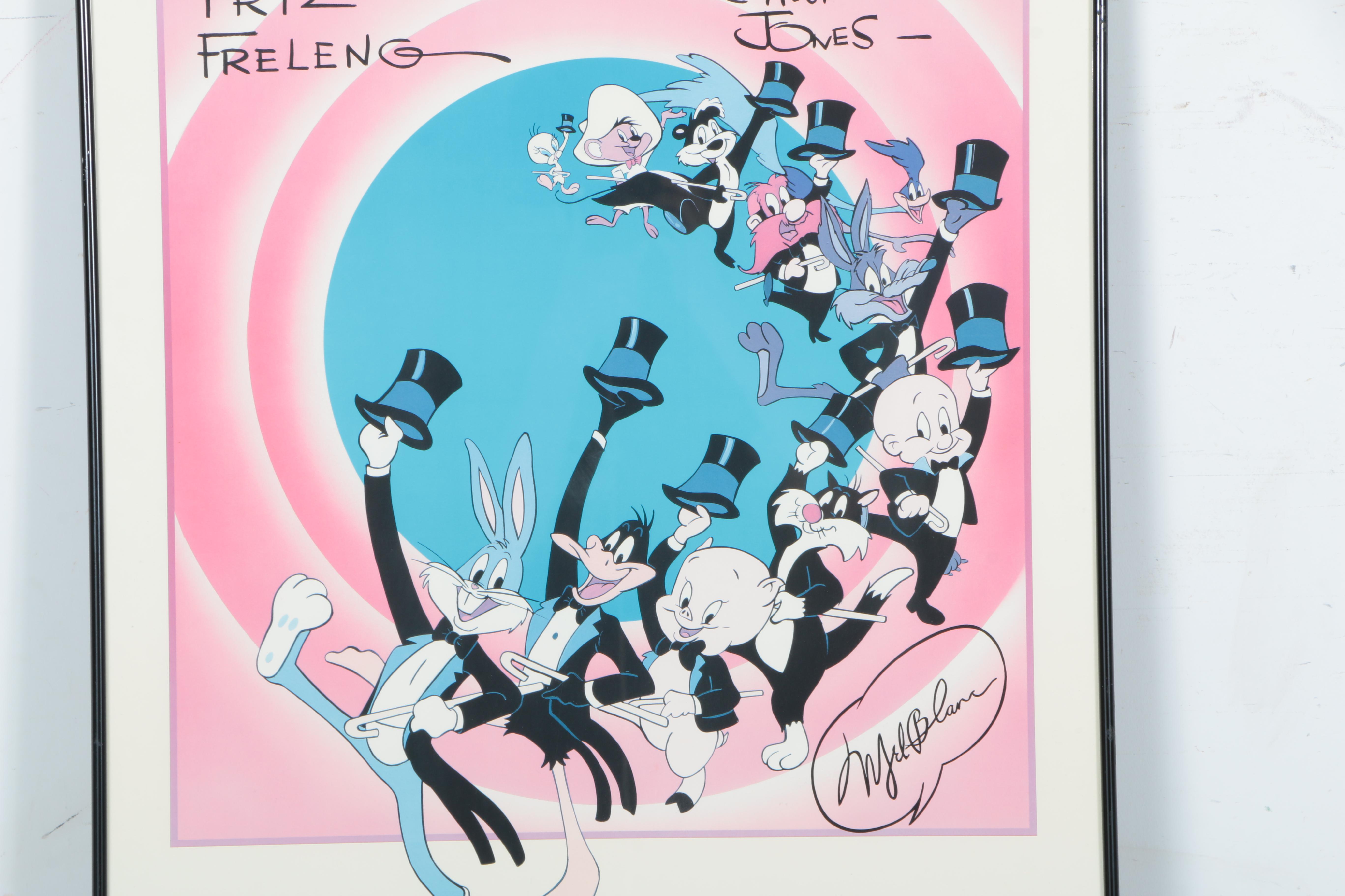 Warner Brothers Golden Jubilee Poster From Museum of Modern Art