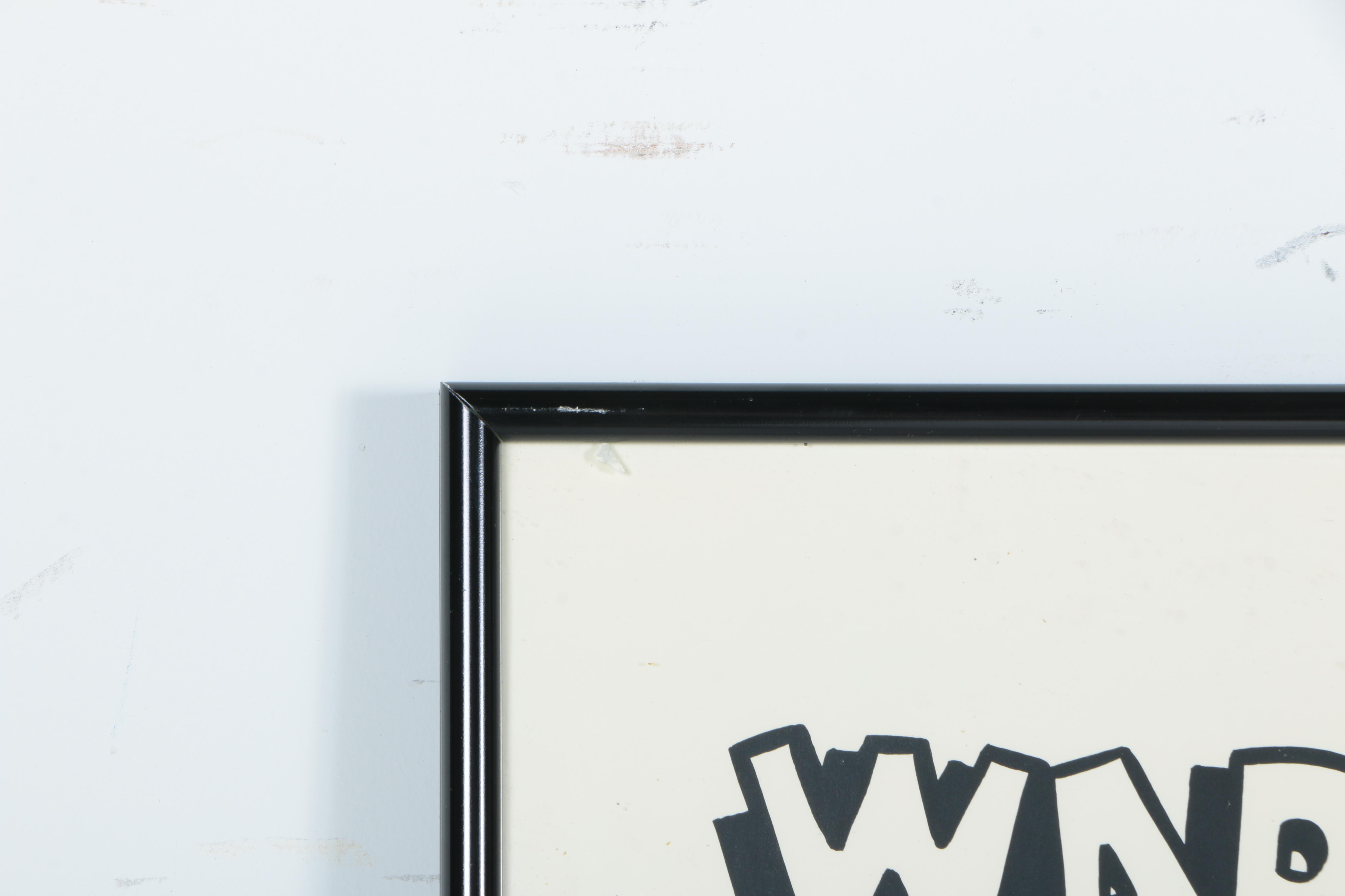 Warner Brothers Golden Jubilee Poster From Museum of Modern Art