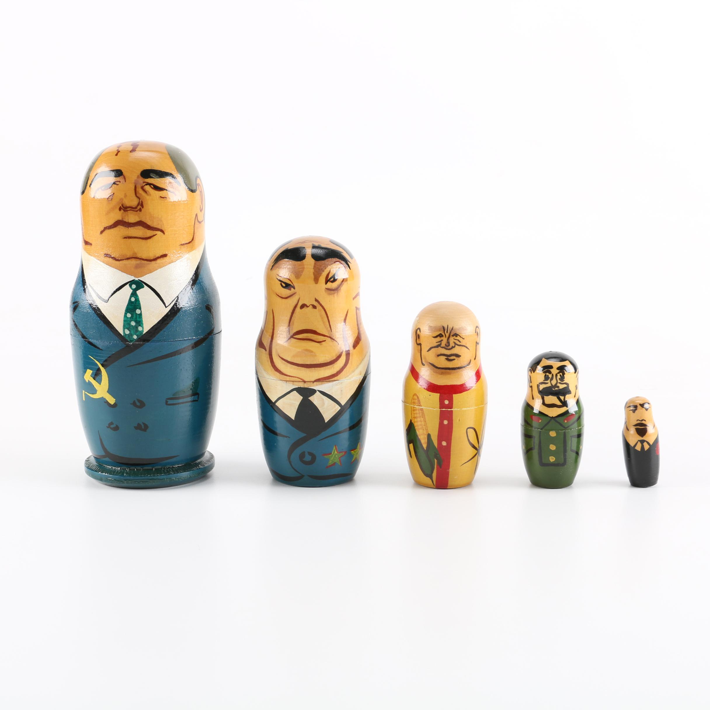Soviet Era Nesting Dolls