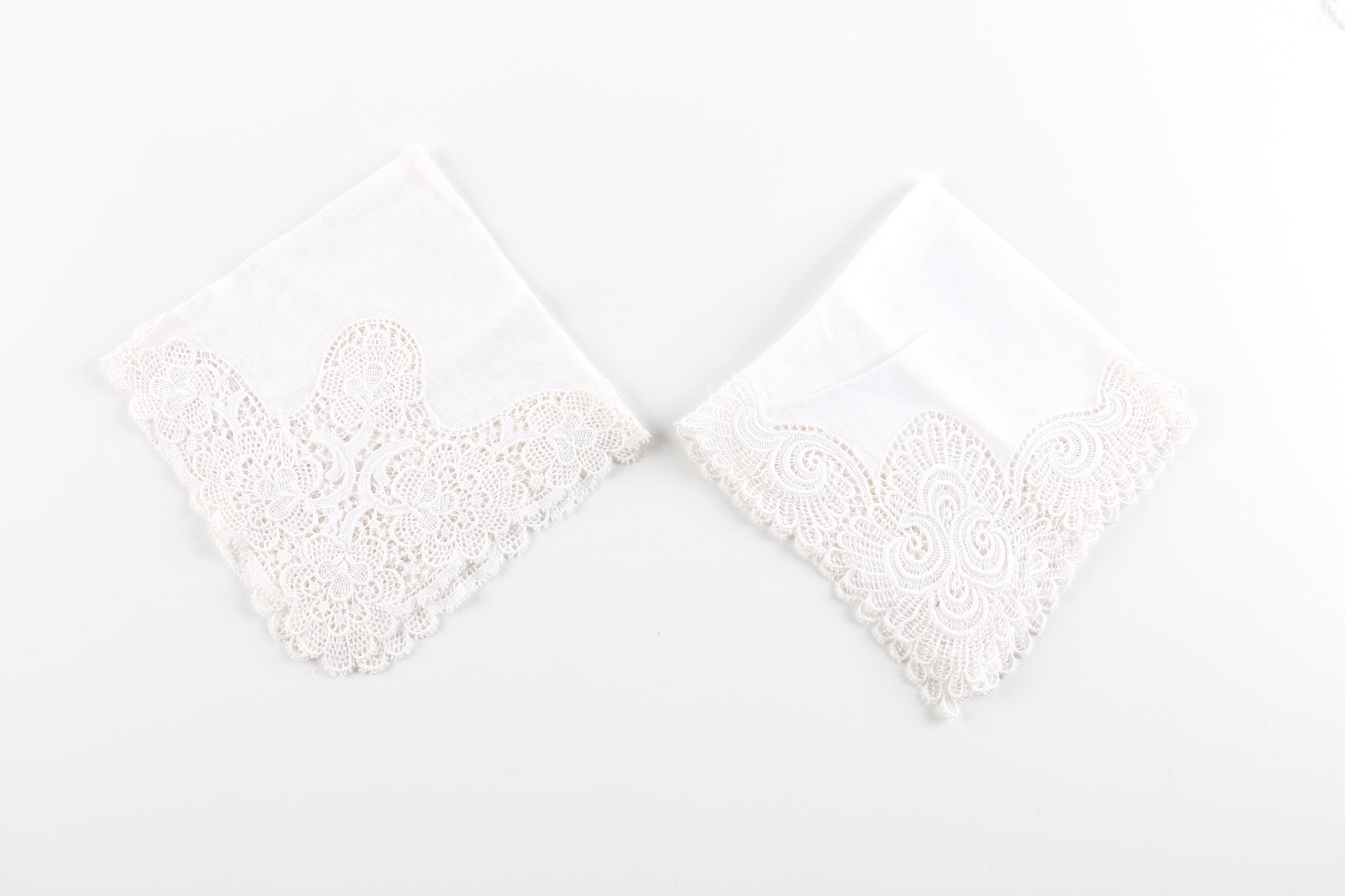 Collection of Embroidered Handkerchiefs