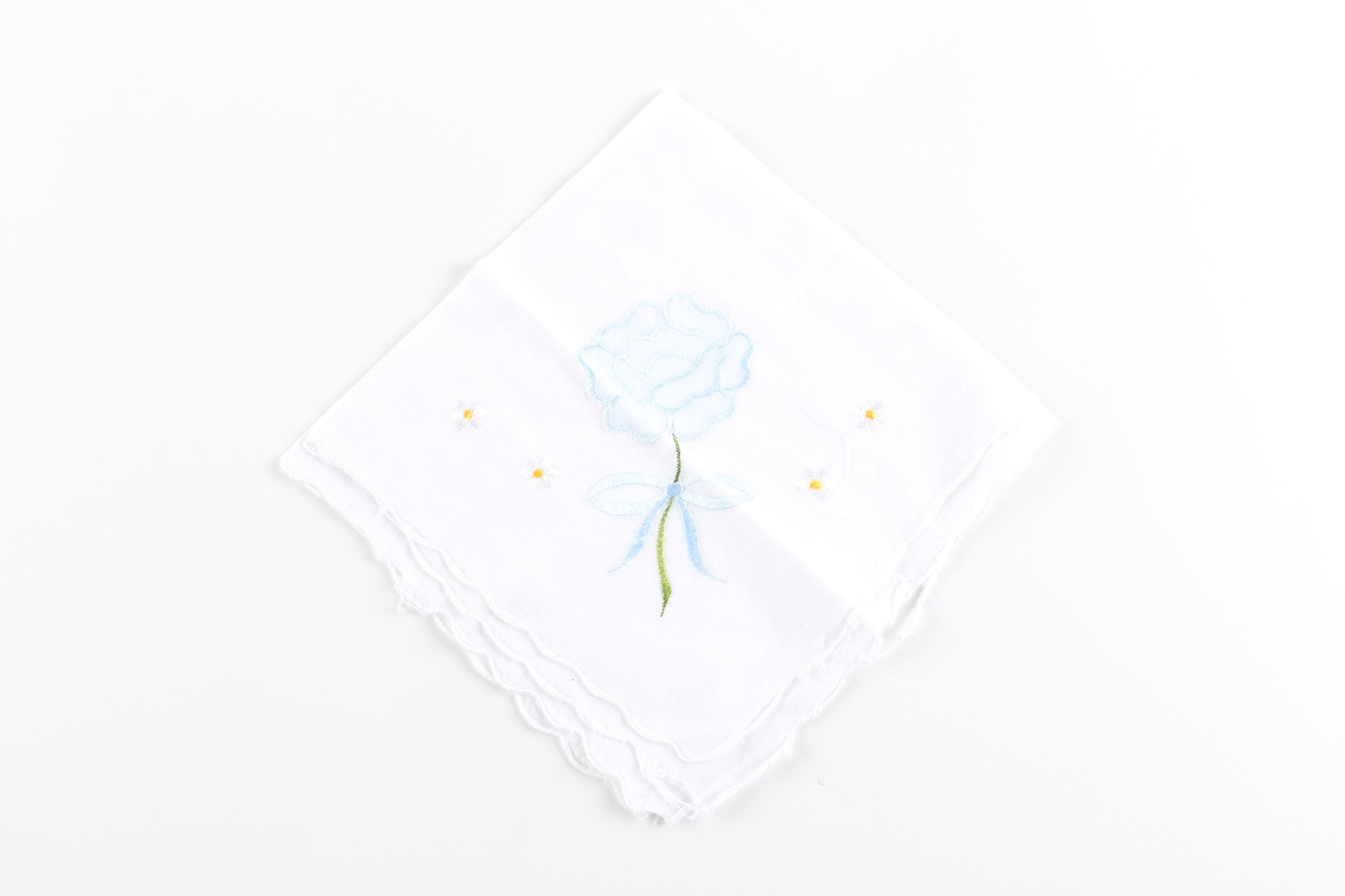 Collection of Embroidered Handkerchiefs