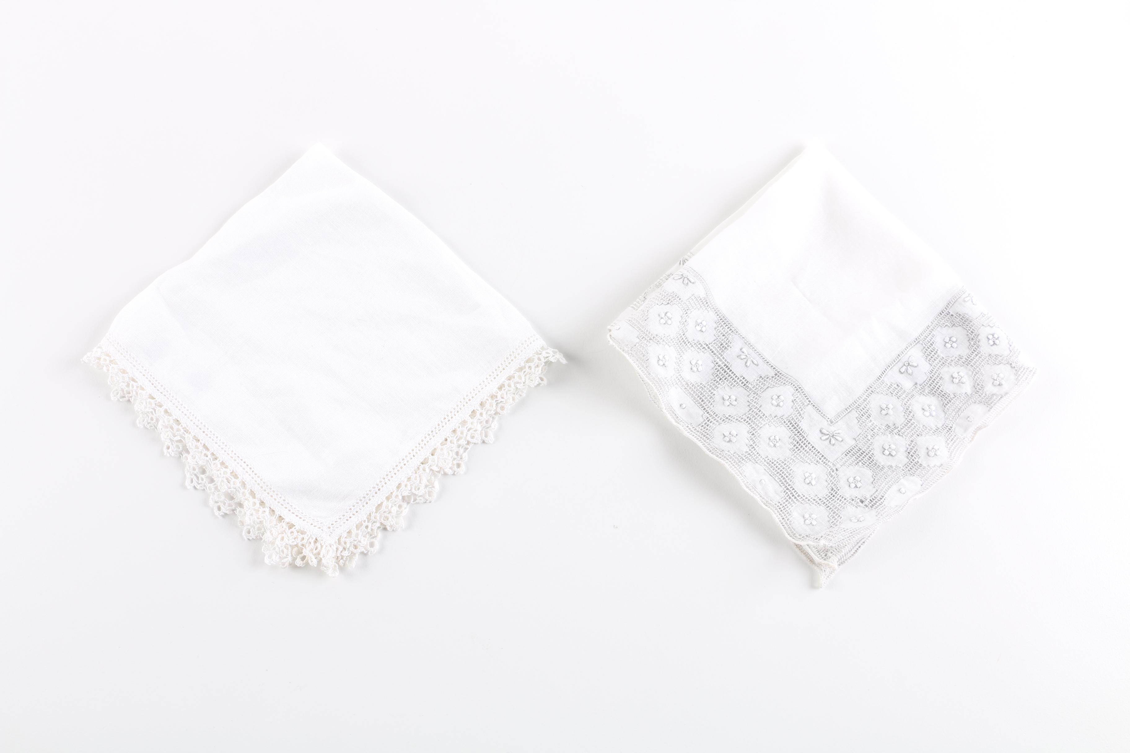 Collection of Embroidered Handkerchiefs
