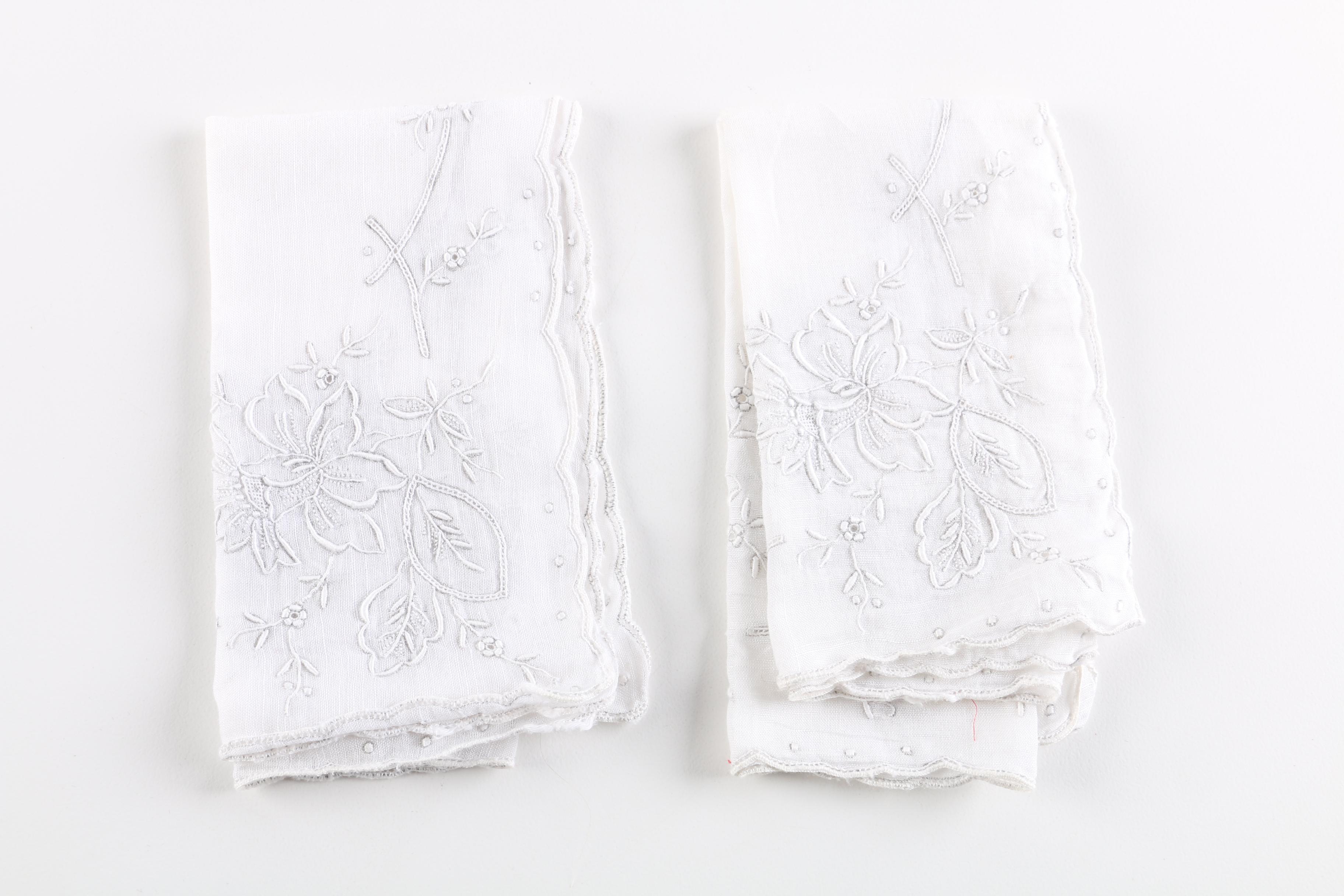 Collection of Embroidered Handkerchiefs