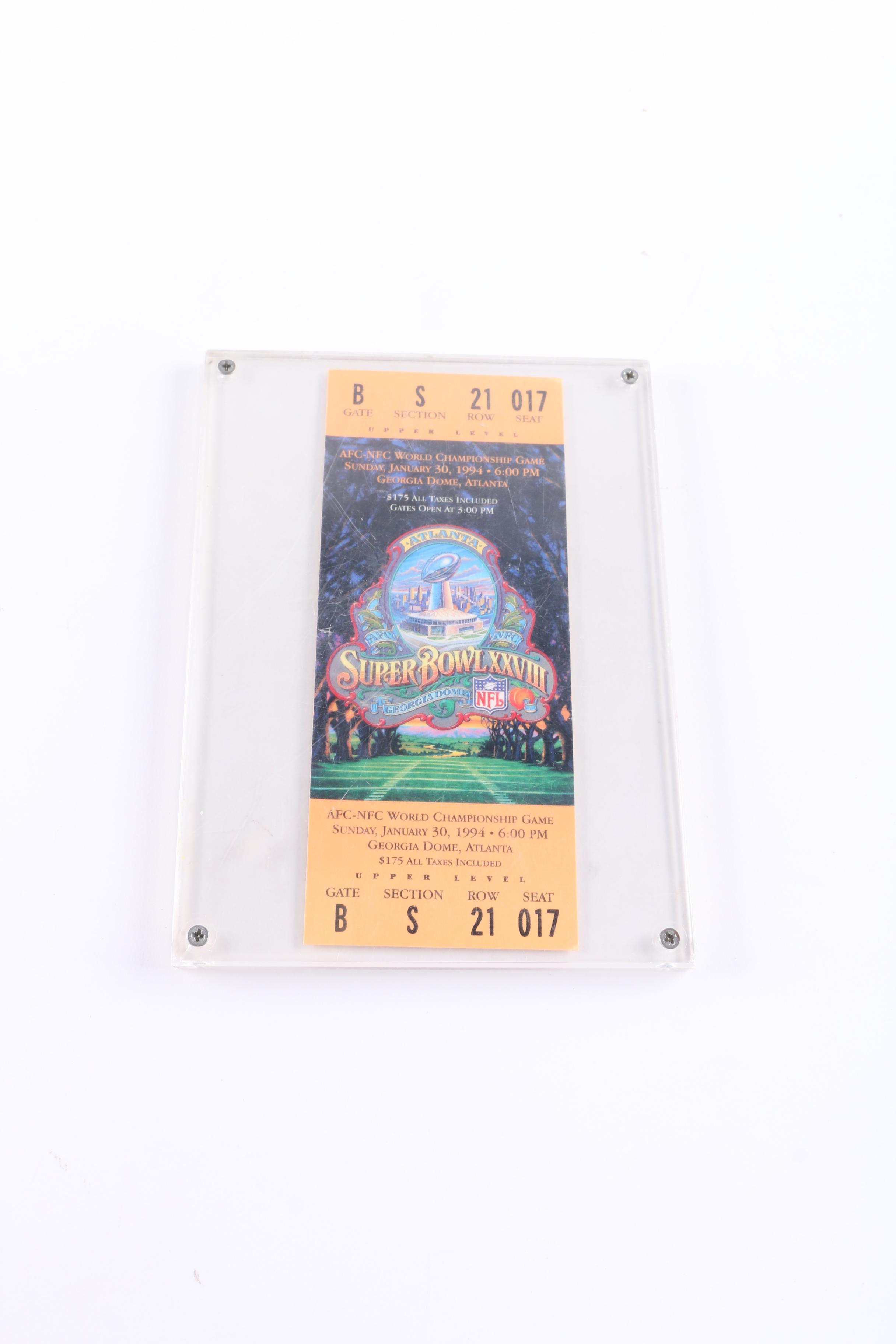 New York Giants Super Bowl and Other Memorabilia