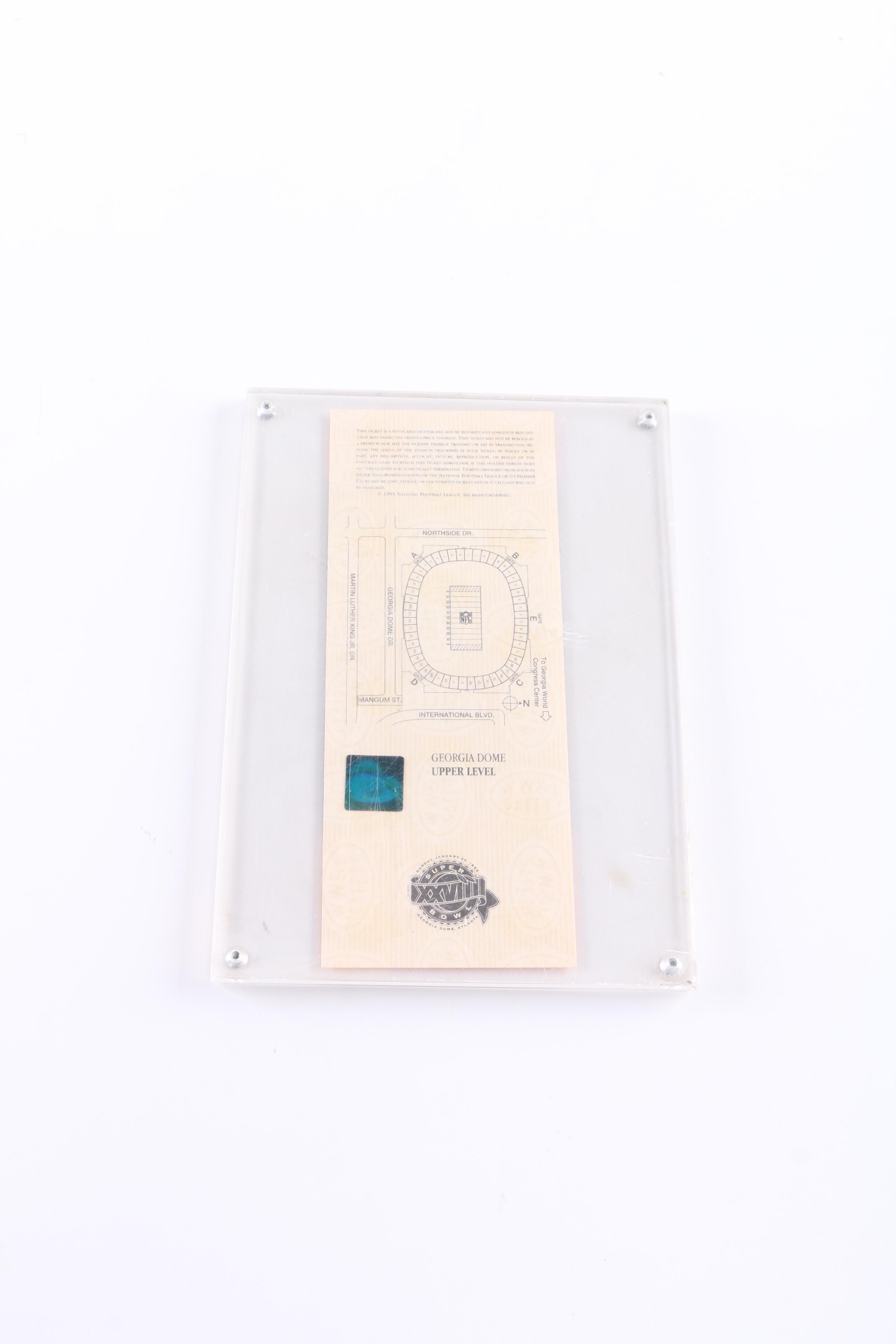 New York Giants Super Bowl and Other Memorabilia