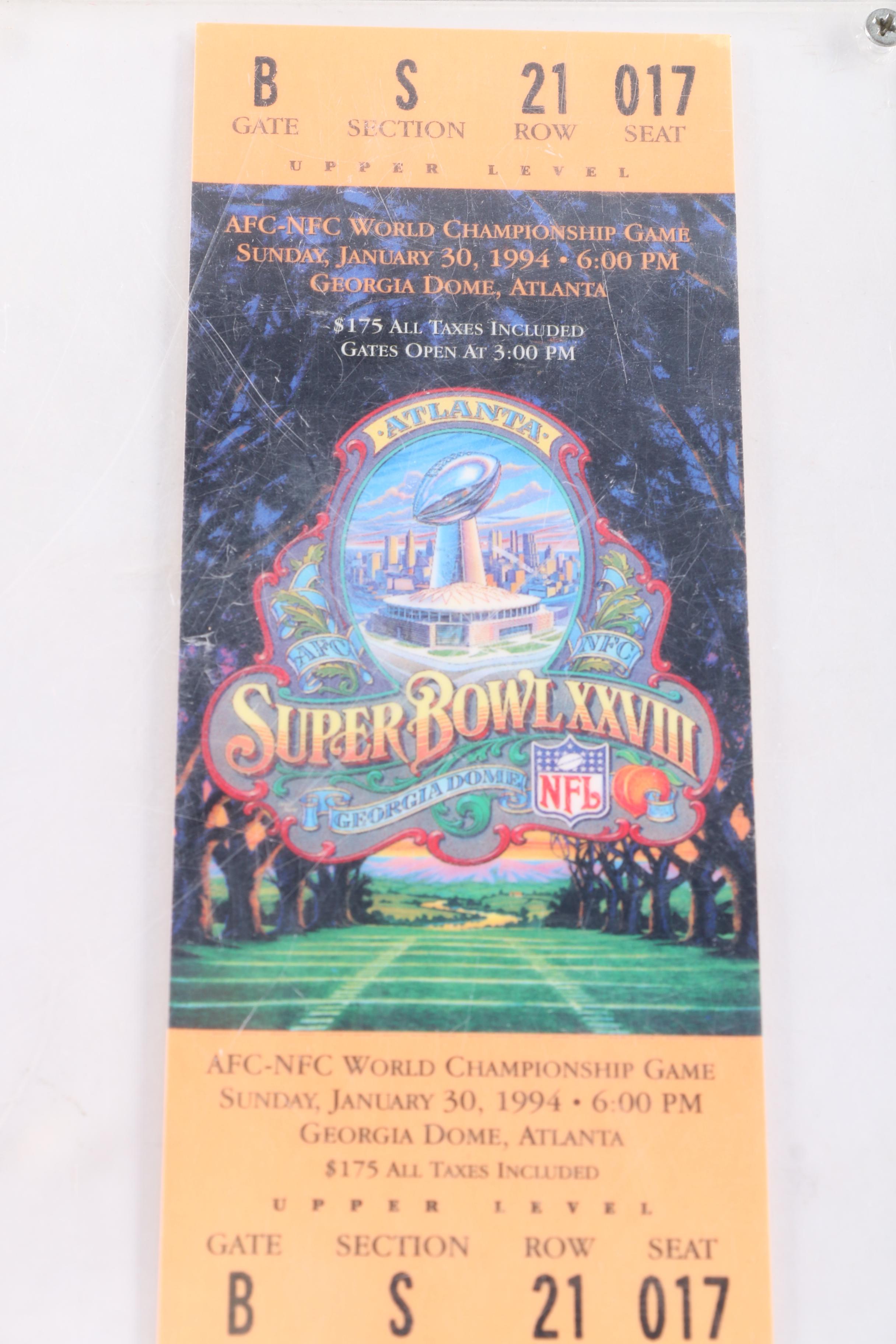 New York Giants Super Bowl and Other Memorabilia