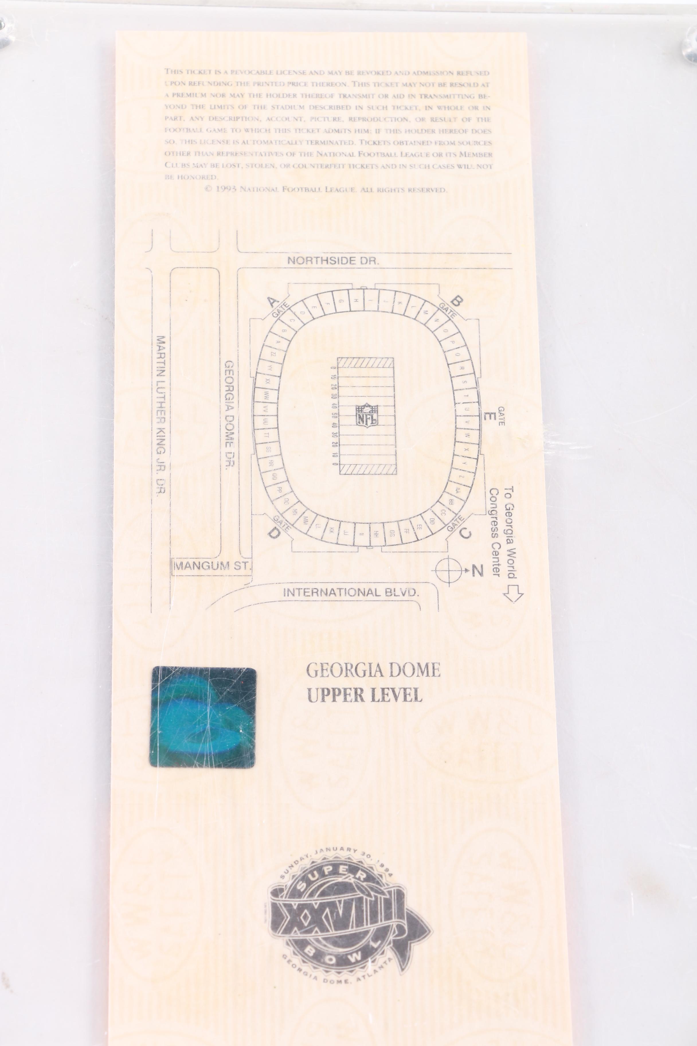 New York Giants Super Bowl and Other Memorabilia