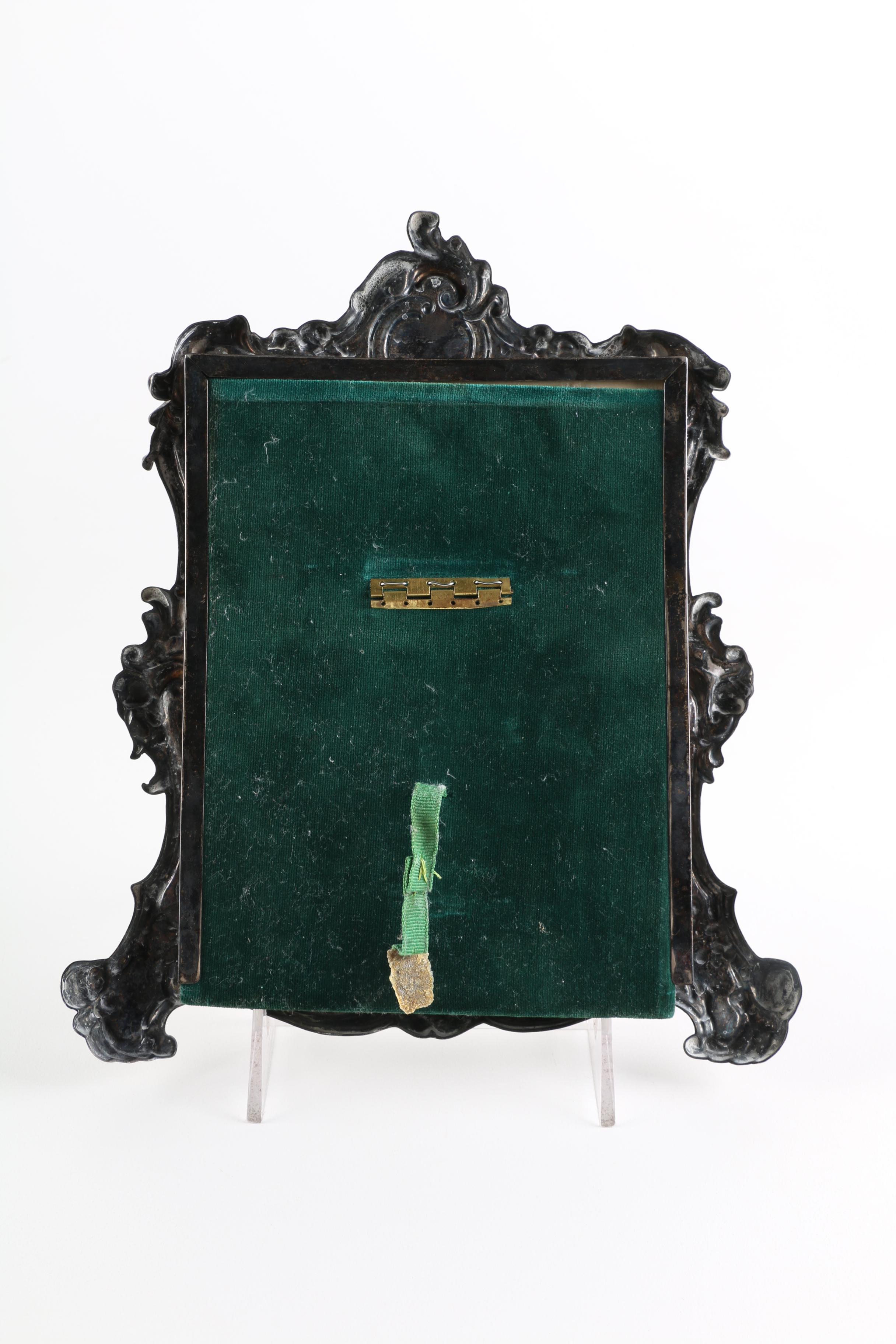 Antique Silver Plated Mirror