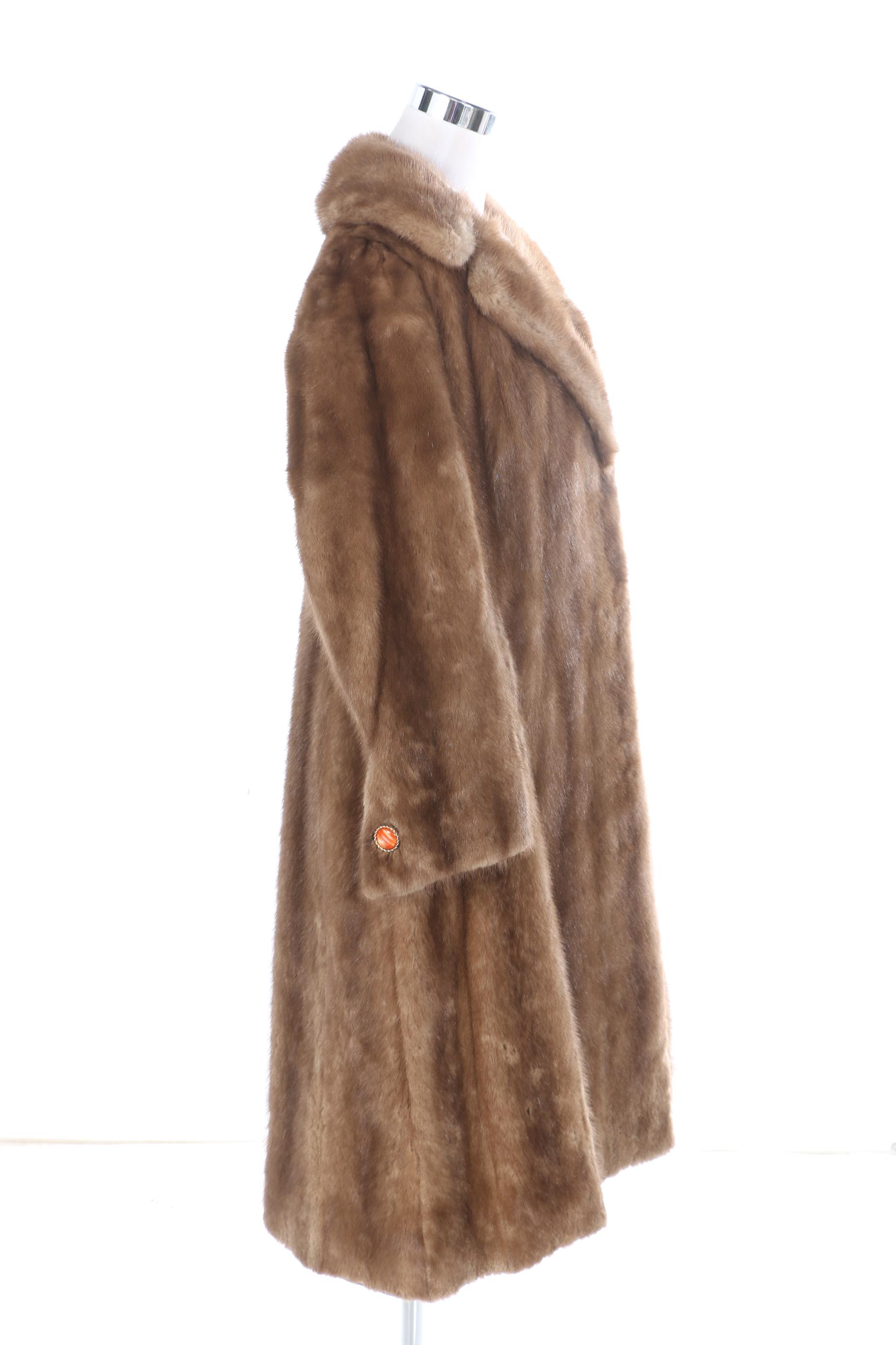 Women's Mink Dress Coat