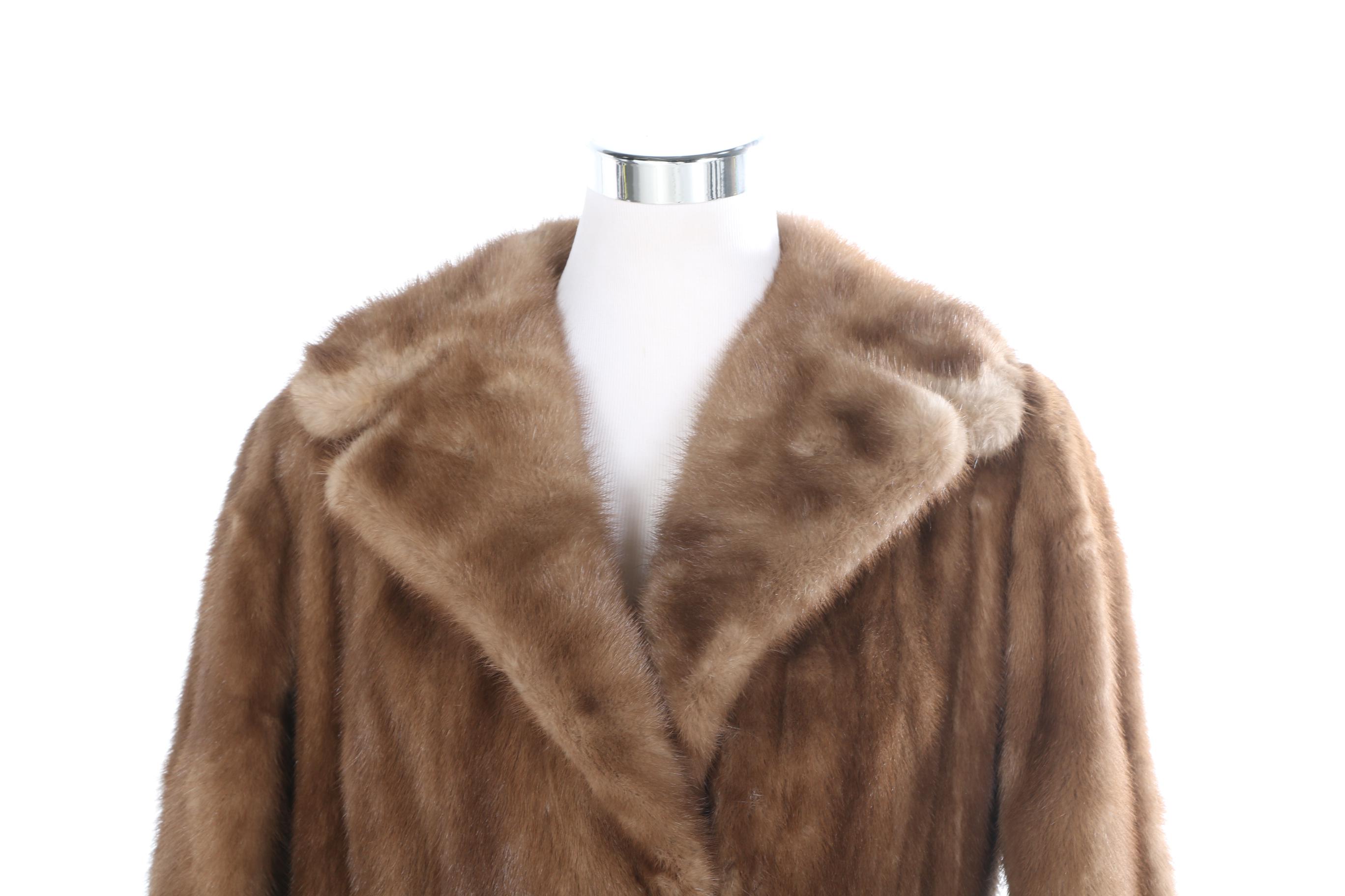 Women's Mink Dress Coat