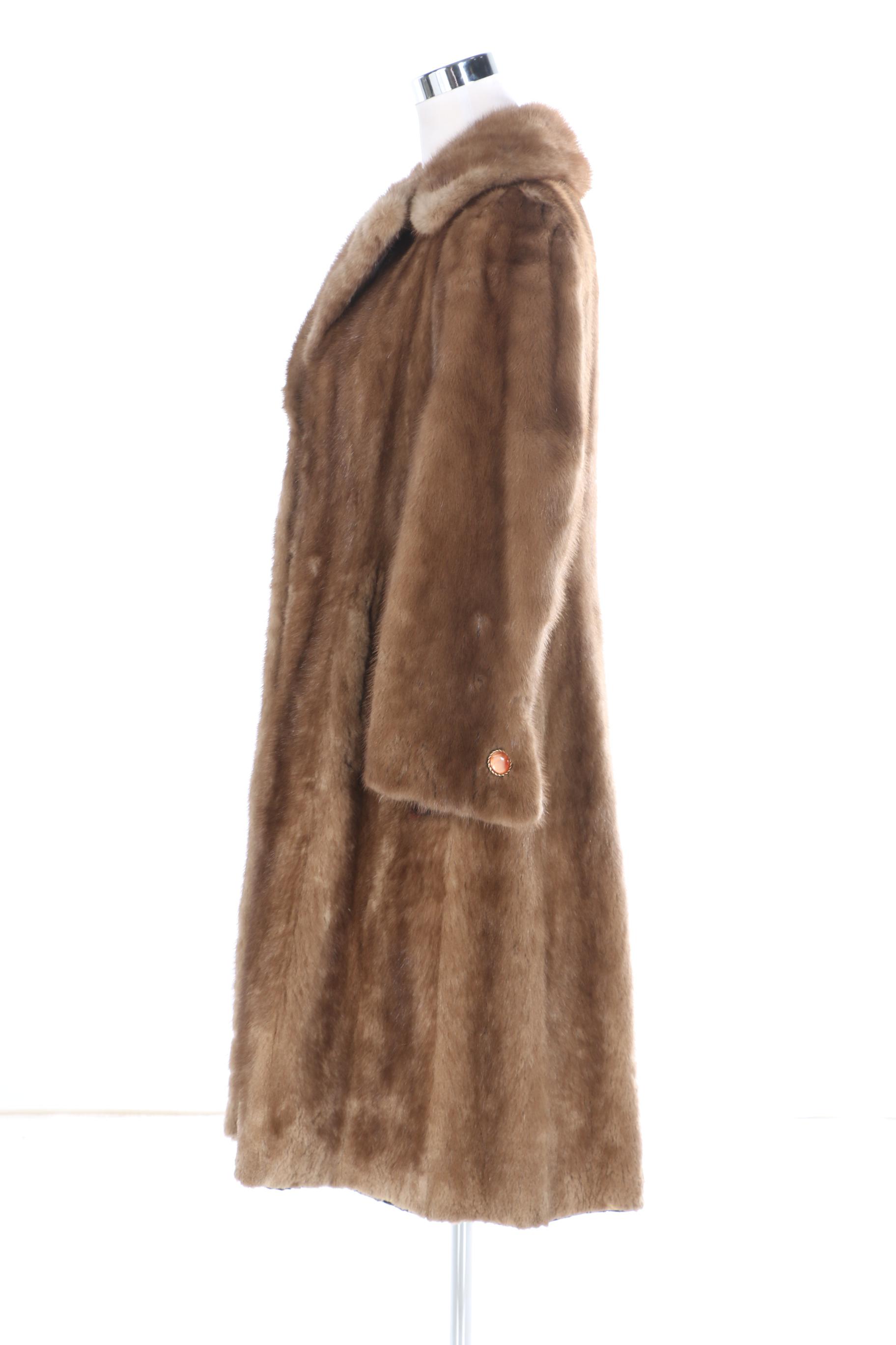 Women's Mink Dress Coat