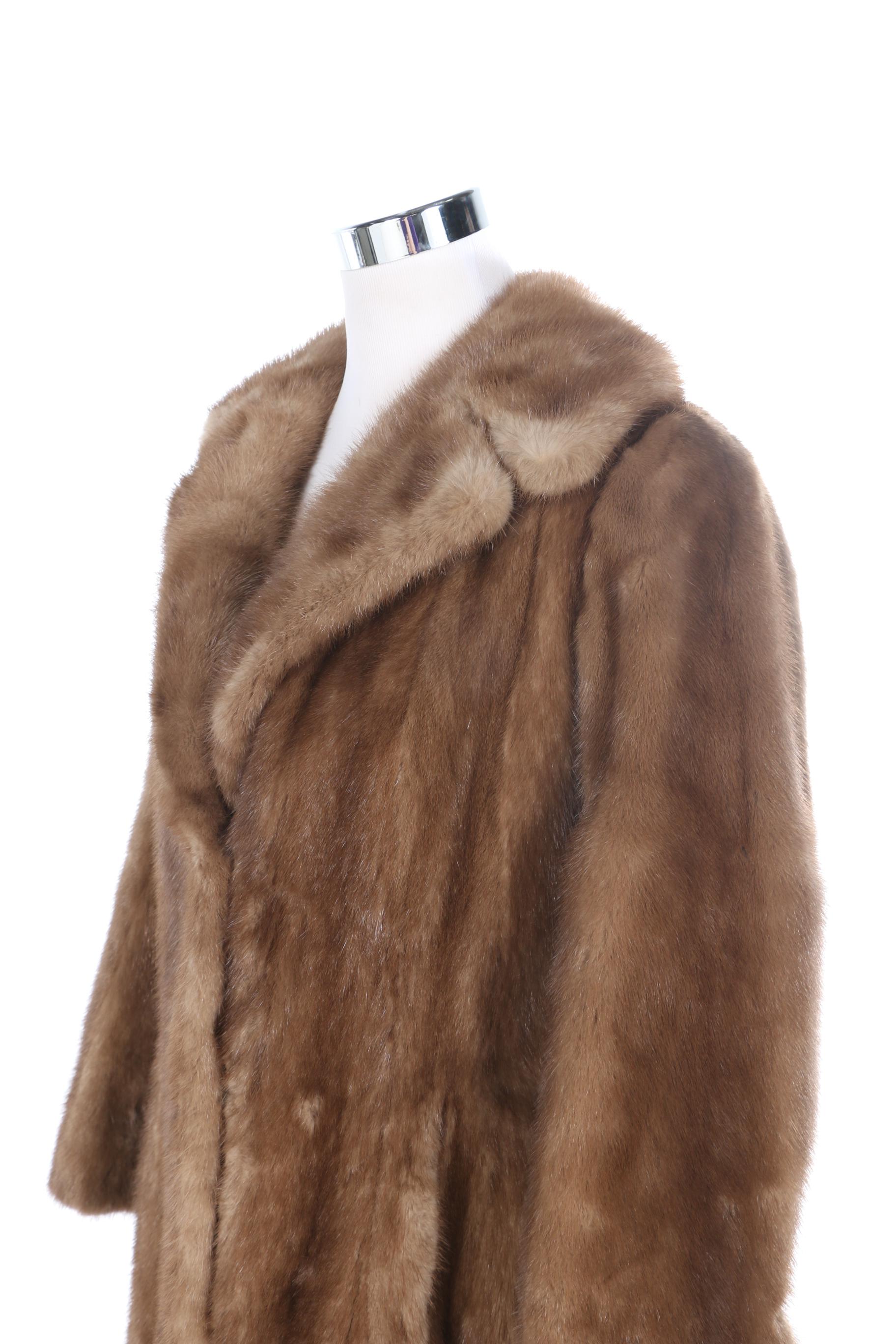 Women's Mink Dress Coat