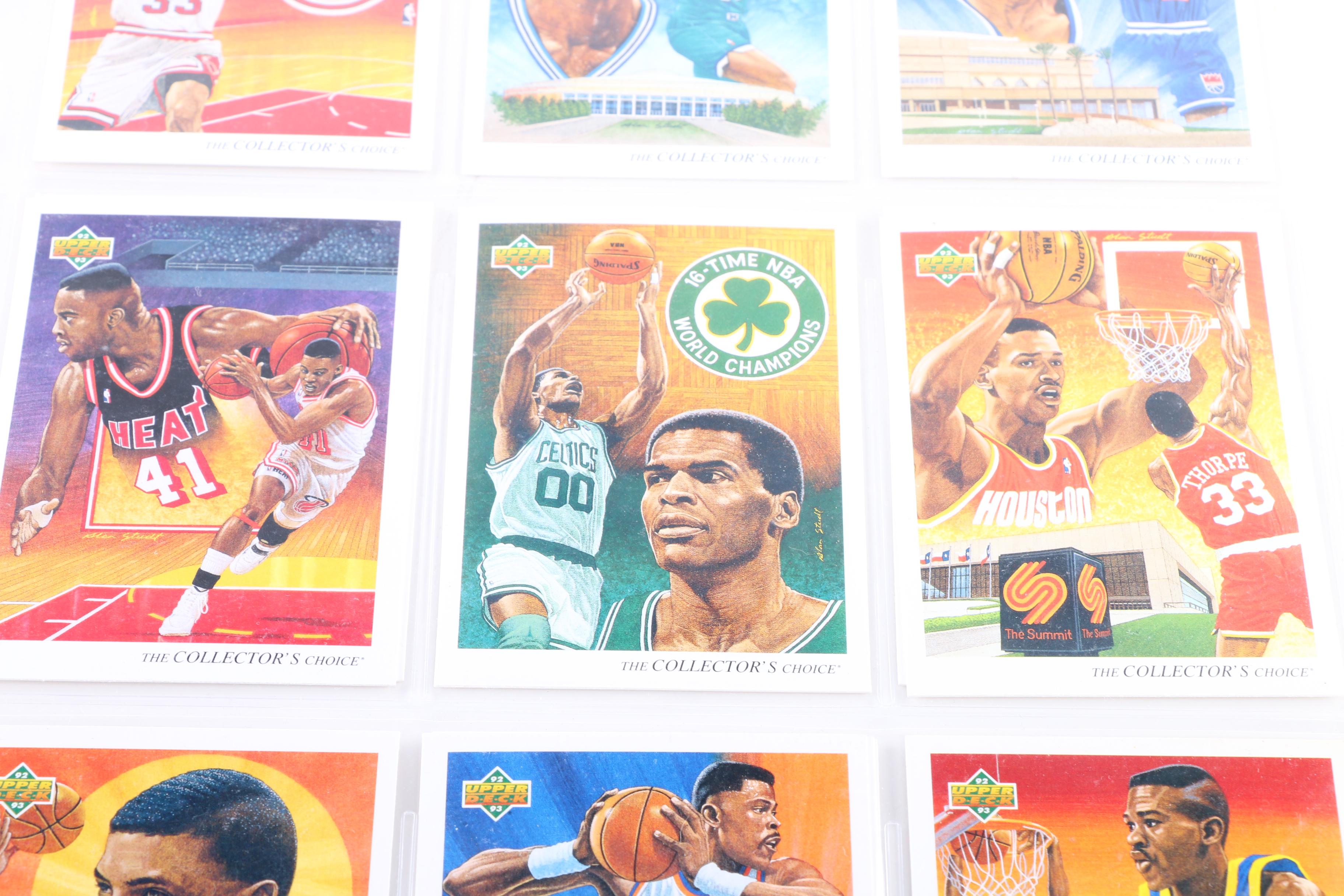 Collection of Upper Deck "The Collector's Choice" Cards