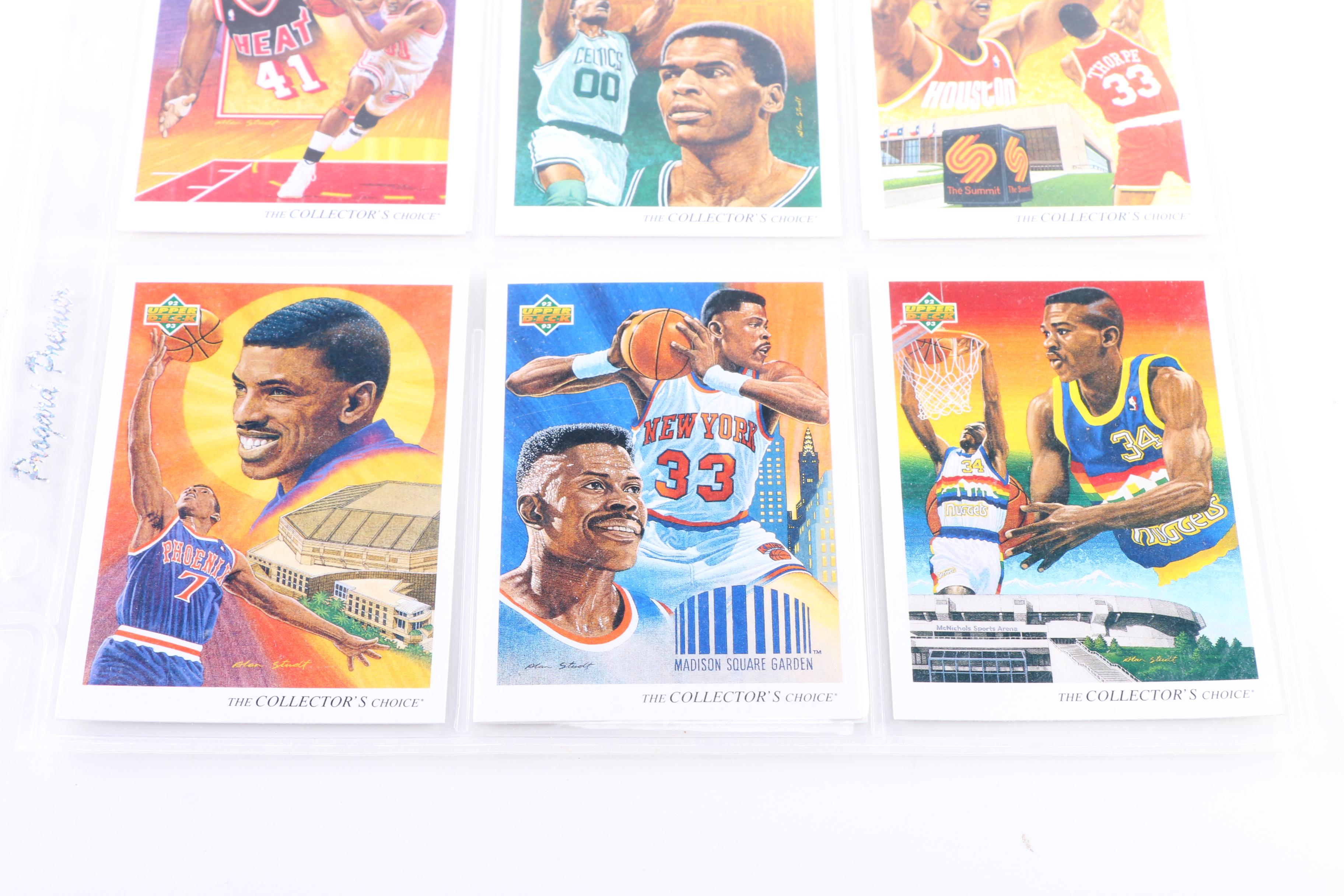 Collection of Upper Deck "The Collector's Choice" Cards