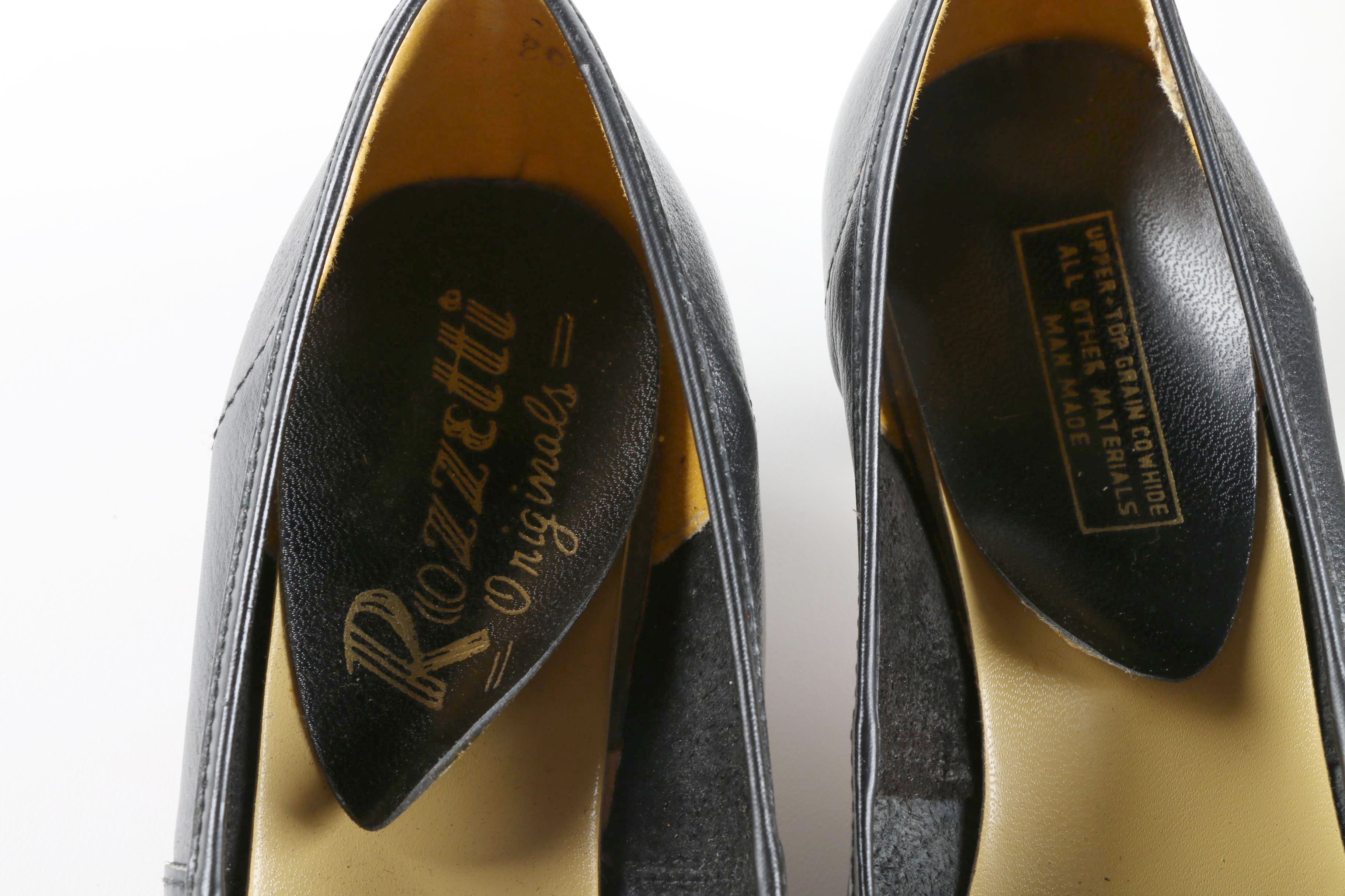 Vintage Top Grain Cowhide Rozzetti Shoes