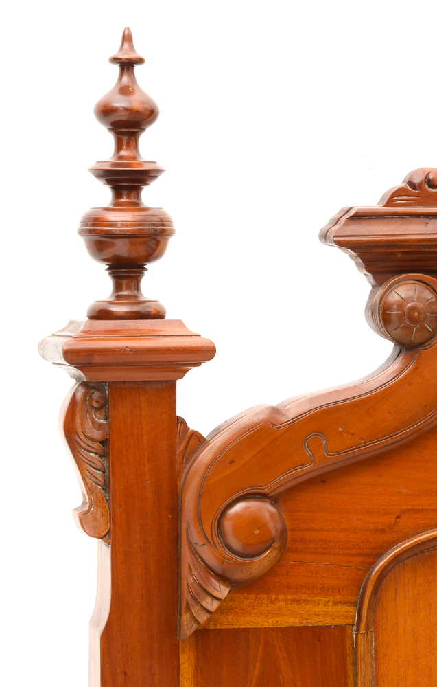 Victorian Style King Size Mahogany Bed Frame
