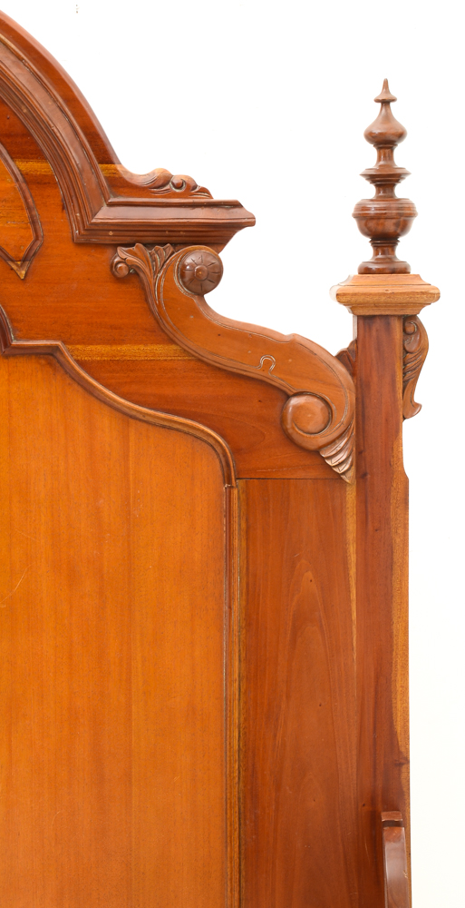 Victorian Style King Size Mahogany Bed Frame