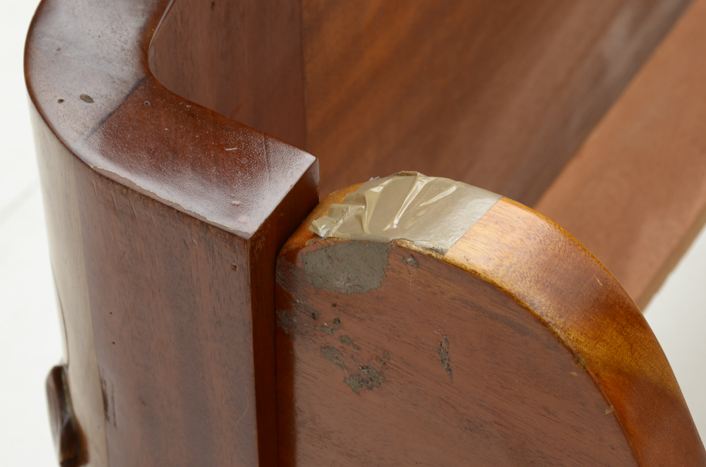 Victorian Style King Size Mahogany Bed Frame