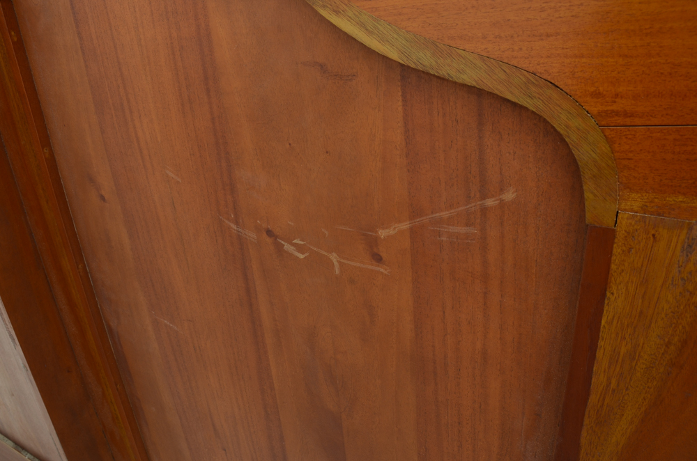 Victorian Style King Size Mahogany Bed Frame