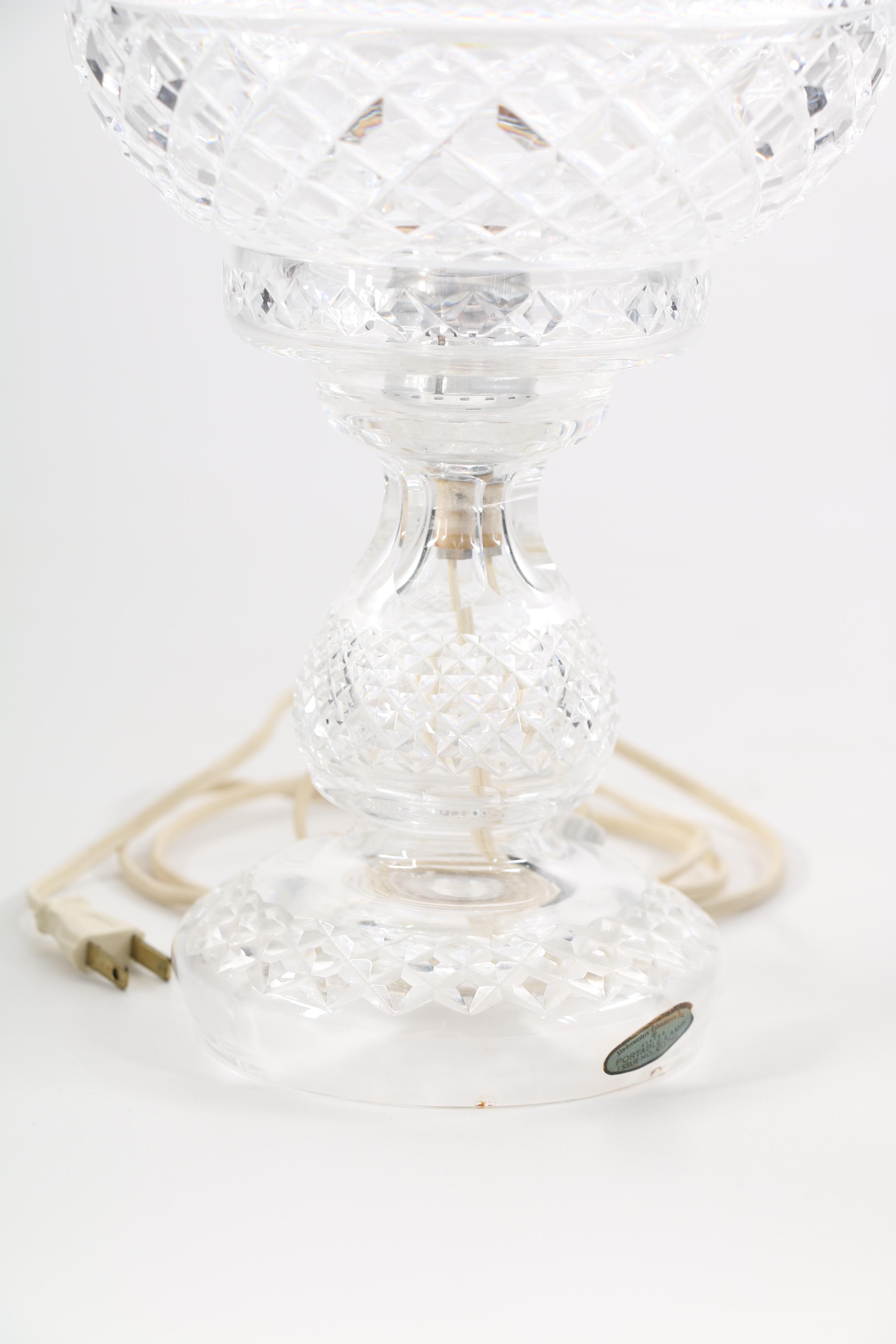 Waterford "Inishmore" Crystal Lamp