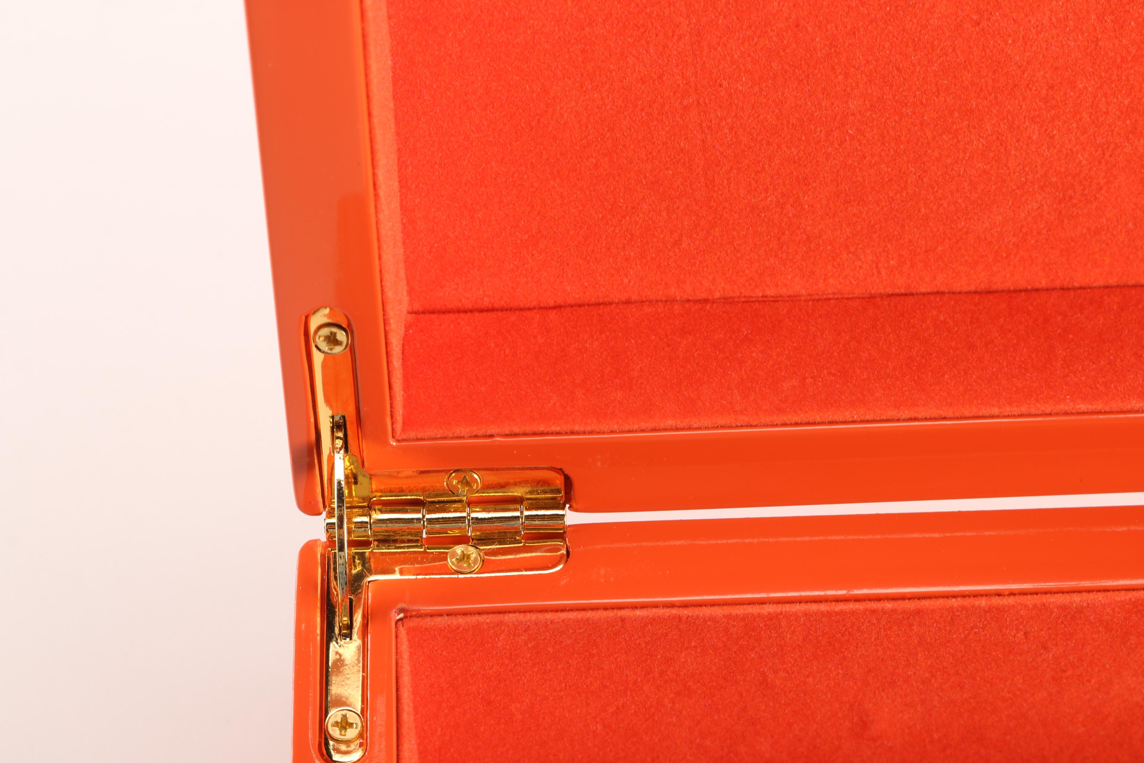 "C Wonder" Jewelry Box With Gold Tone Letter "J"