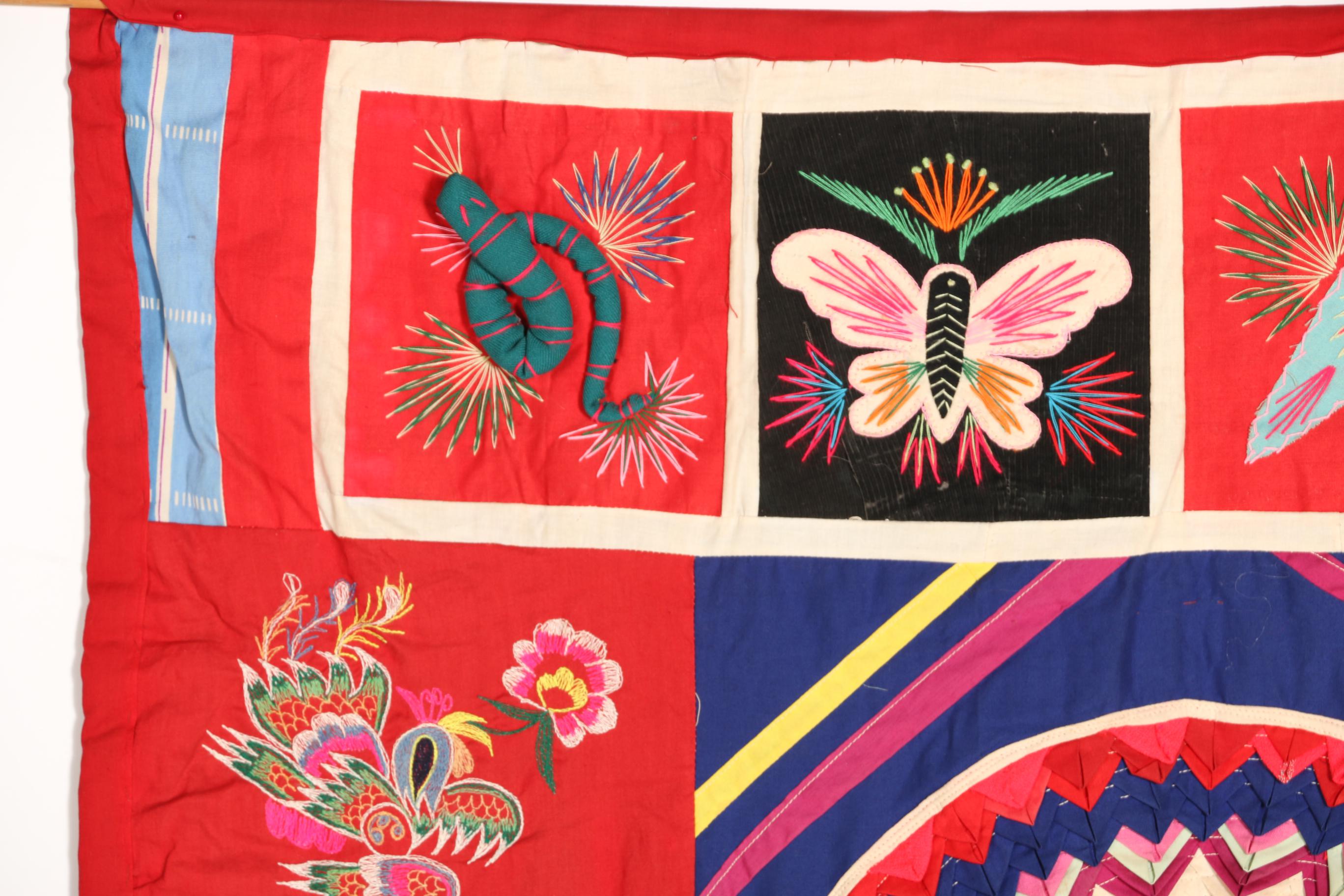 Folk Art Wall Hanging Tapestry