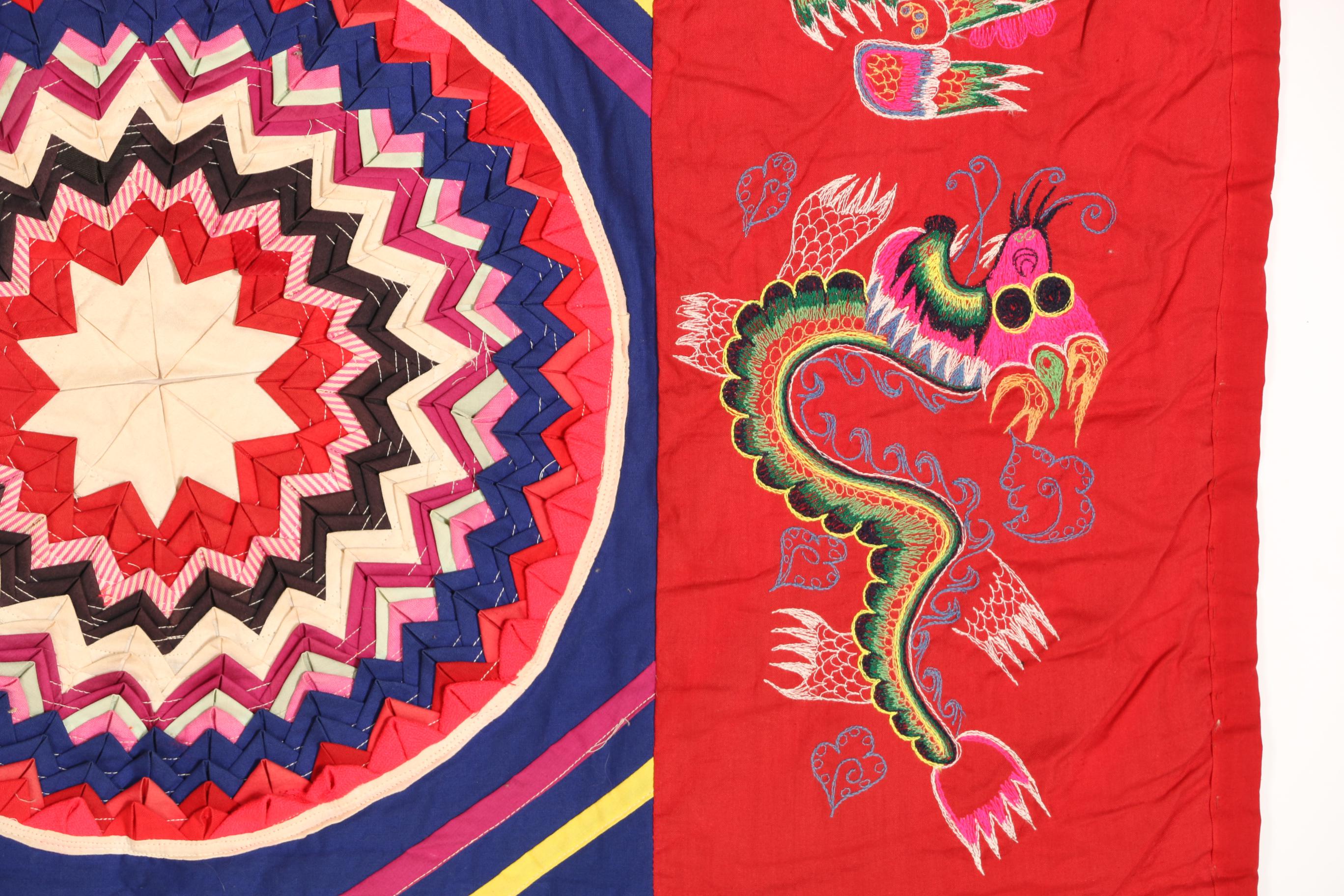 Folk Art Wall Hanging Tapestry