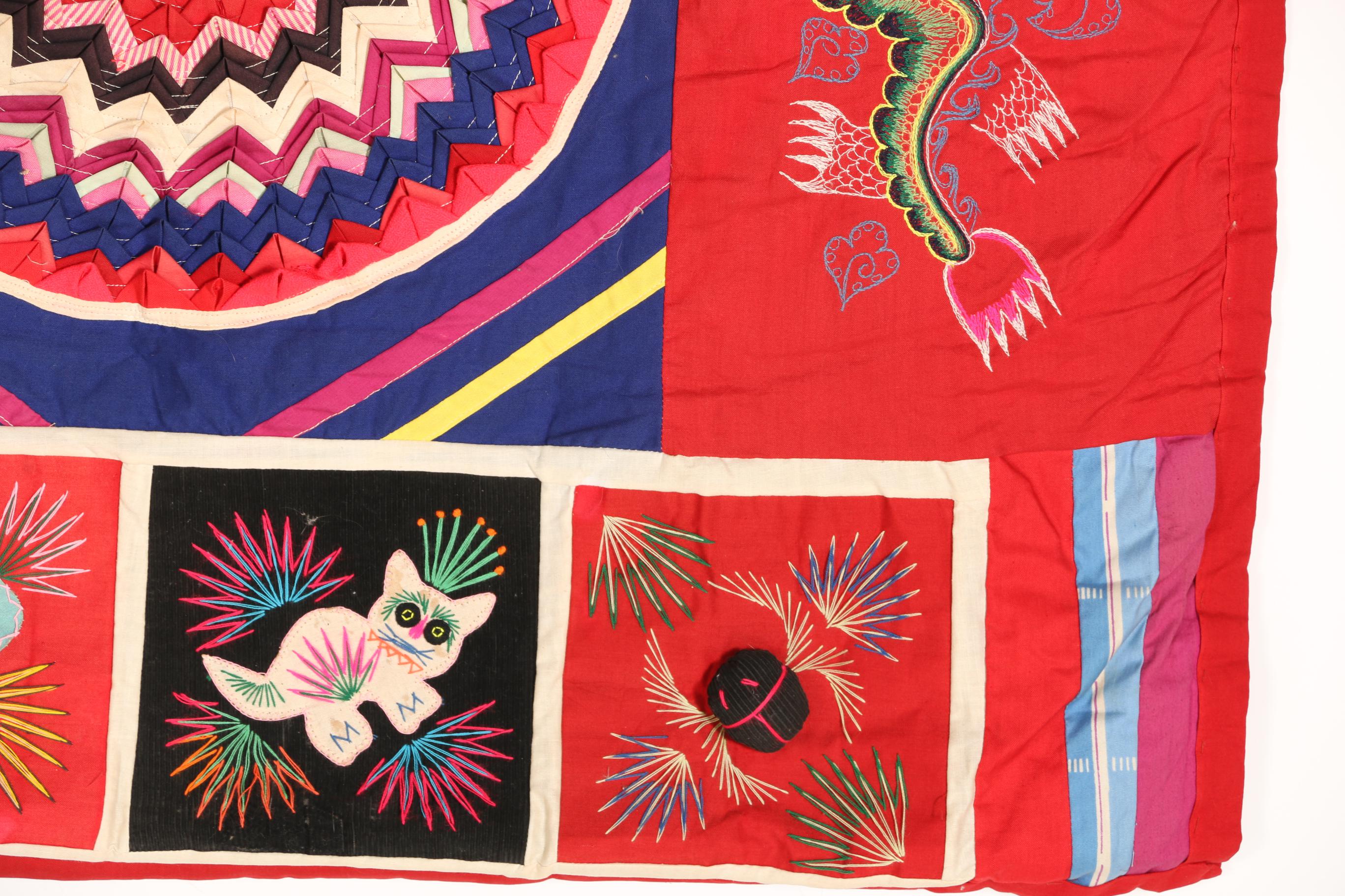 Folk Art Wall Hanging Tapestry