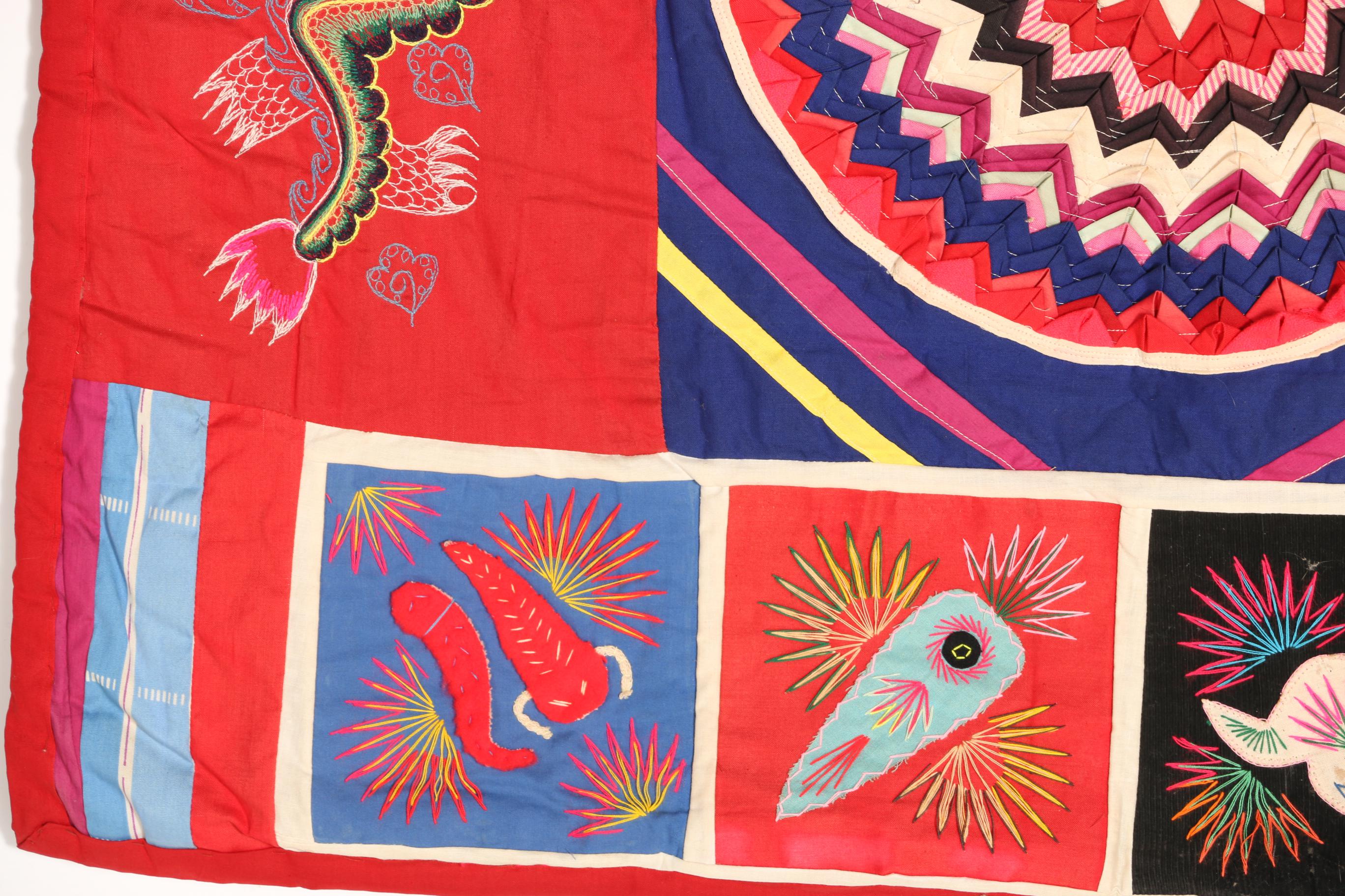 Folk Art Wall Hanging Tapestry