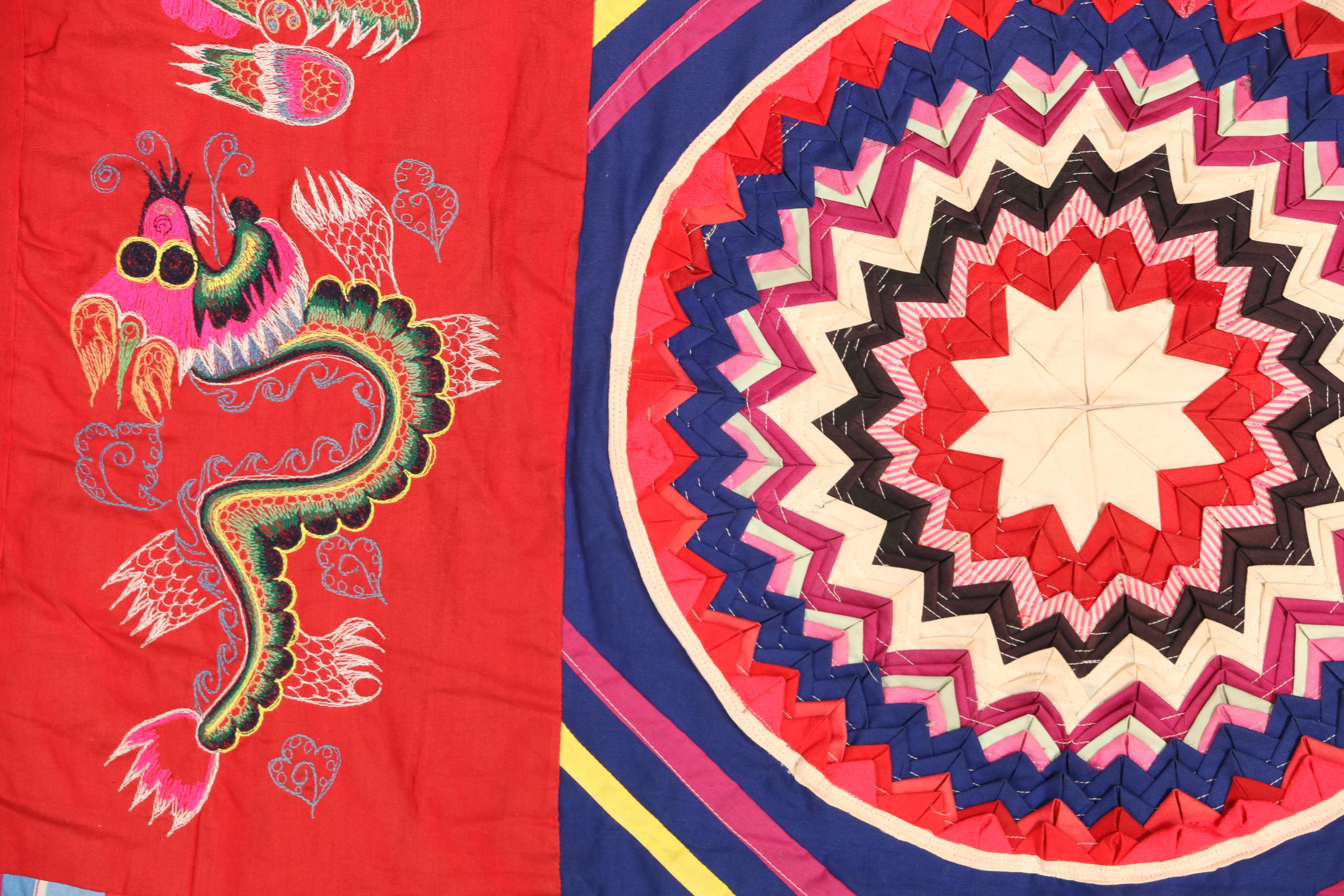 Folk Art Wall Hanging Tapestry