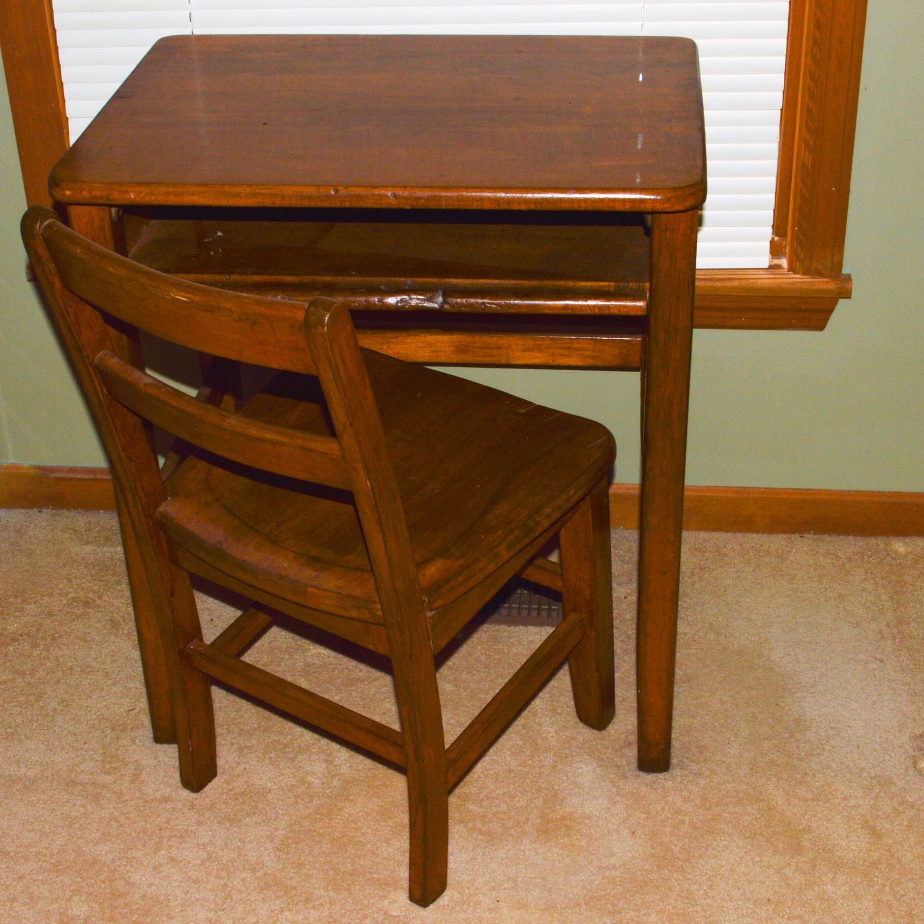 Vintage Student Desk and Chair