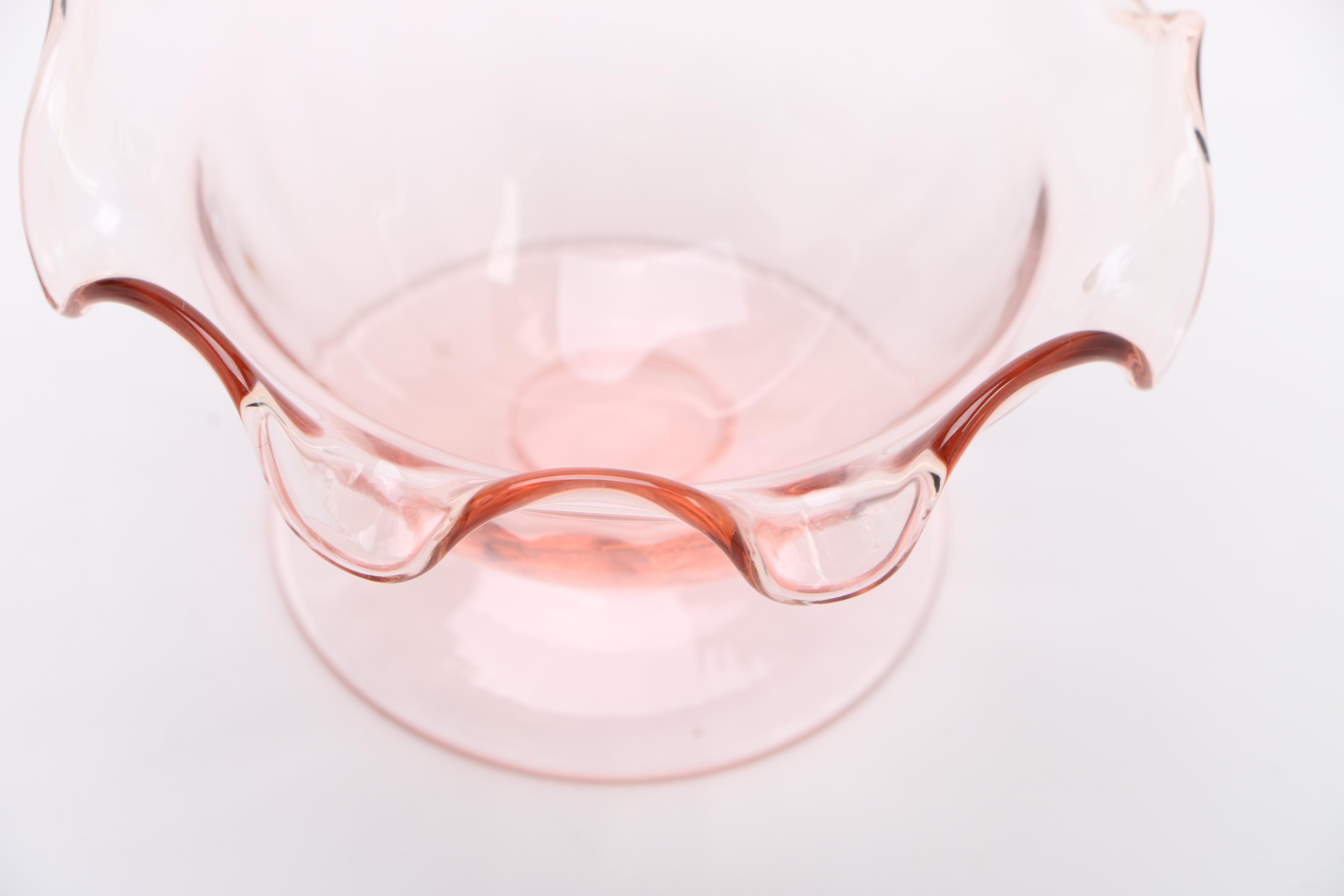 Pink Depression Glass Dessert Bowls