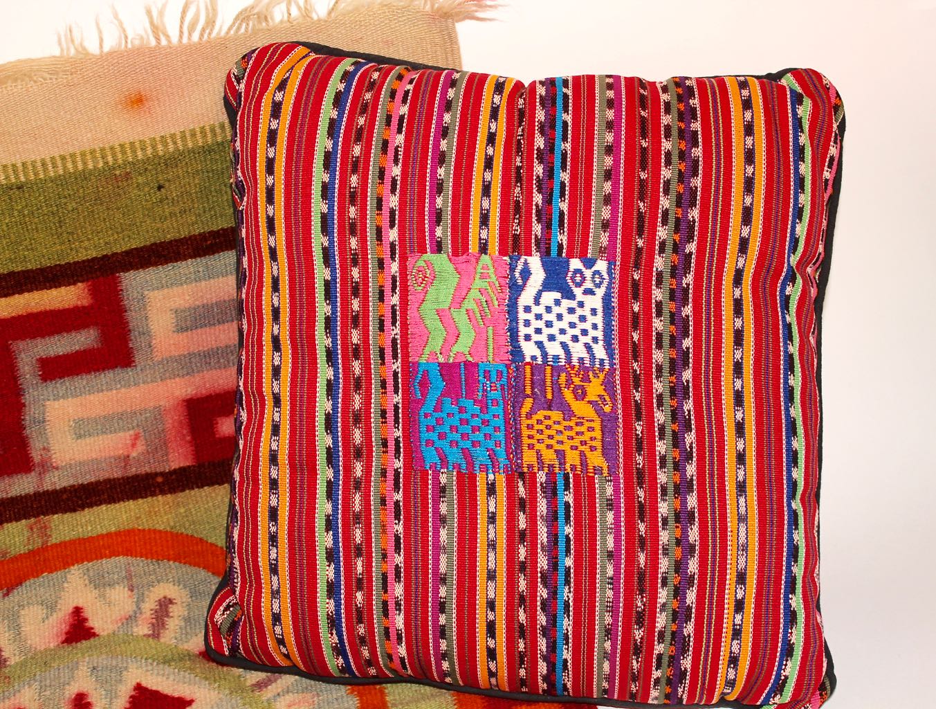Zapotec Weaving and Coordinating Pillows
