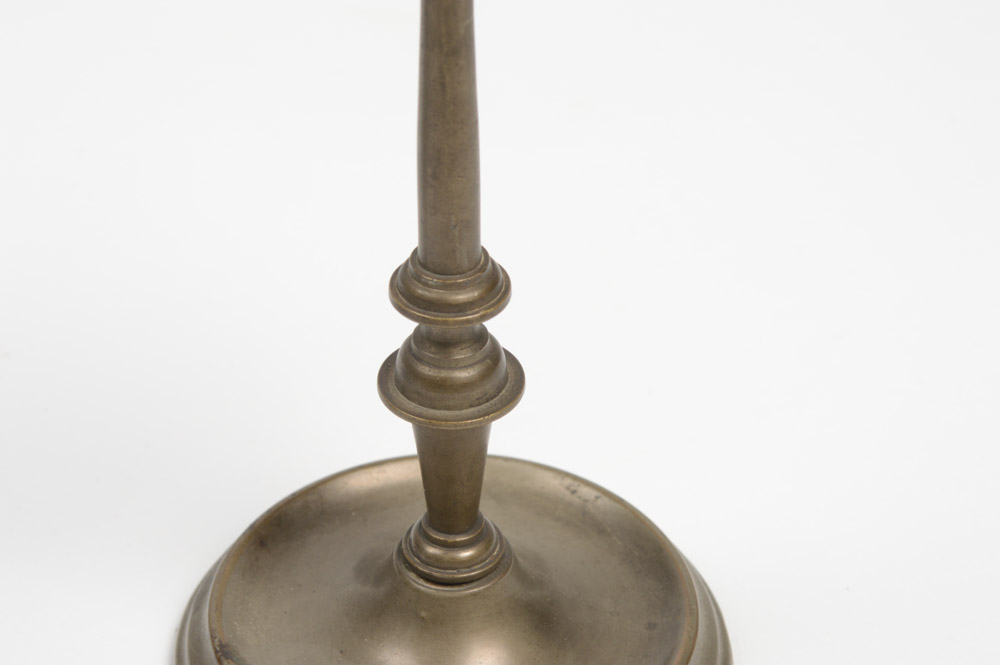 Two Antique Metal Candlesticks