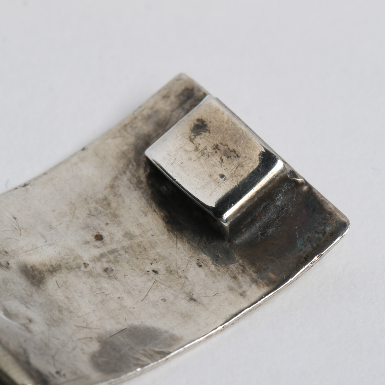 Vintage Sterling Silver Bull Fighting Motif Bracelet