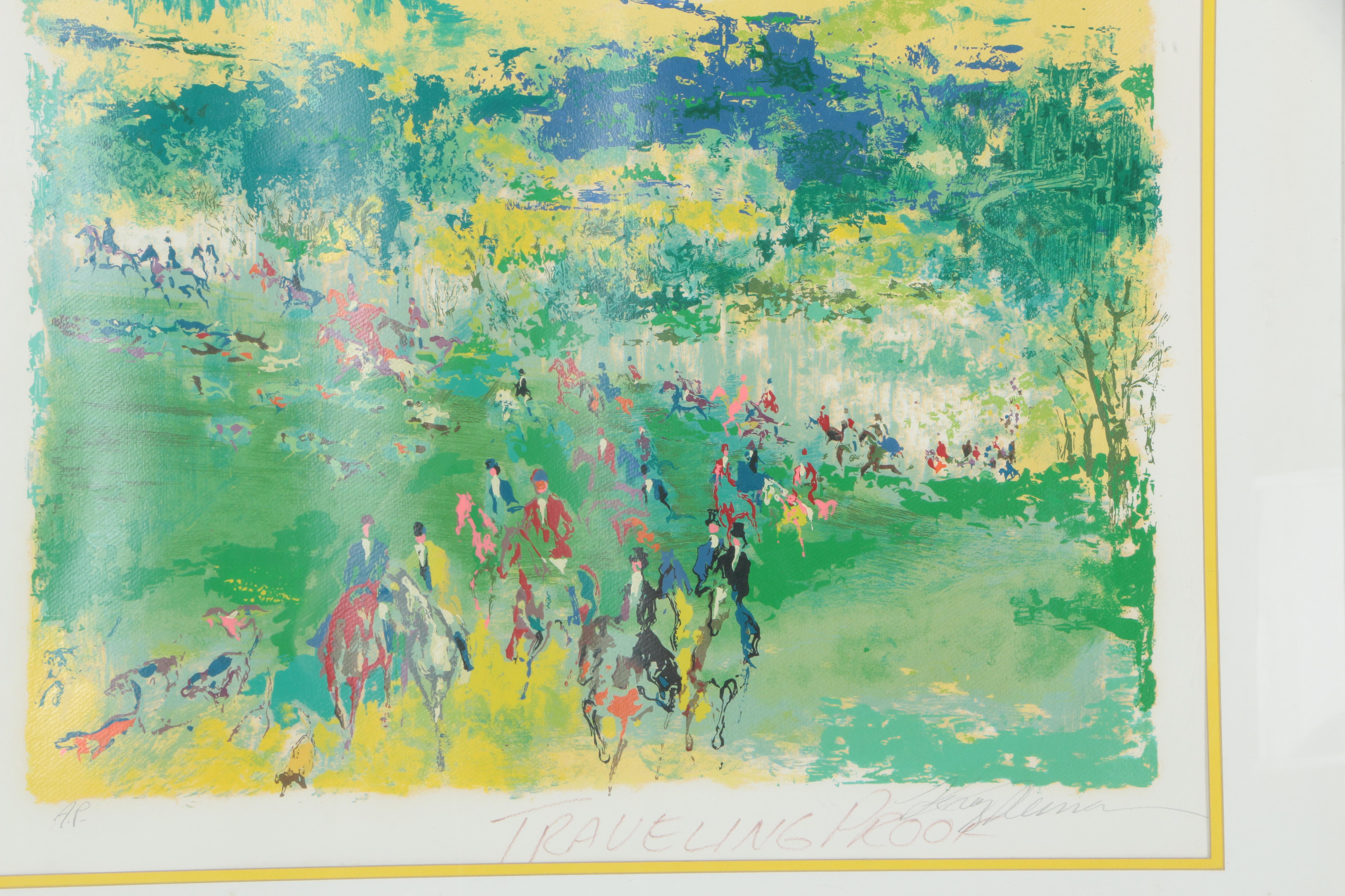 LeRoy Neiman Artist Proof Serigraph "Fox Hunt"