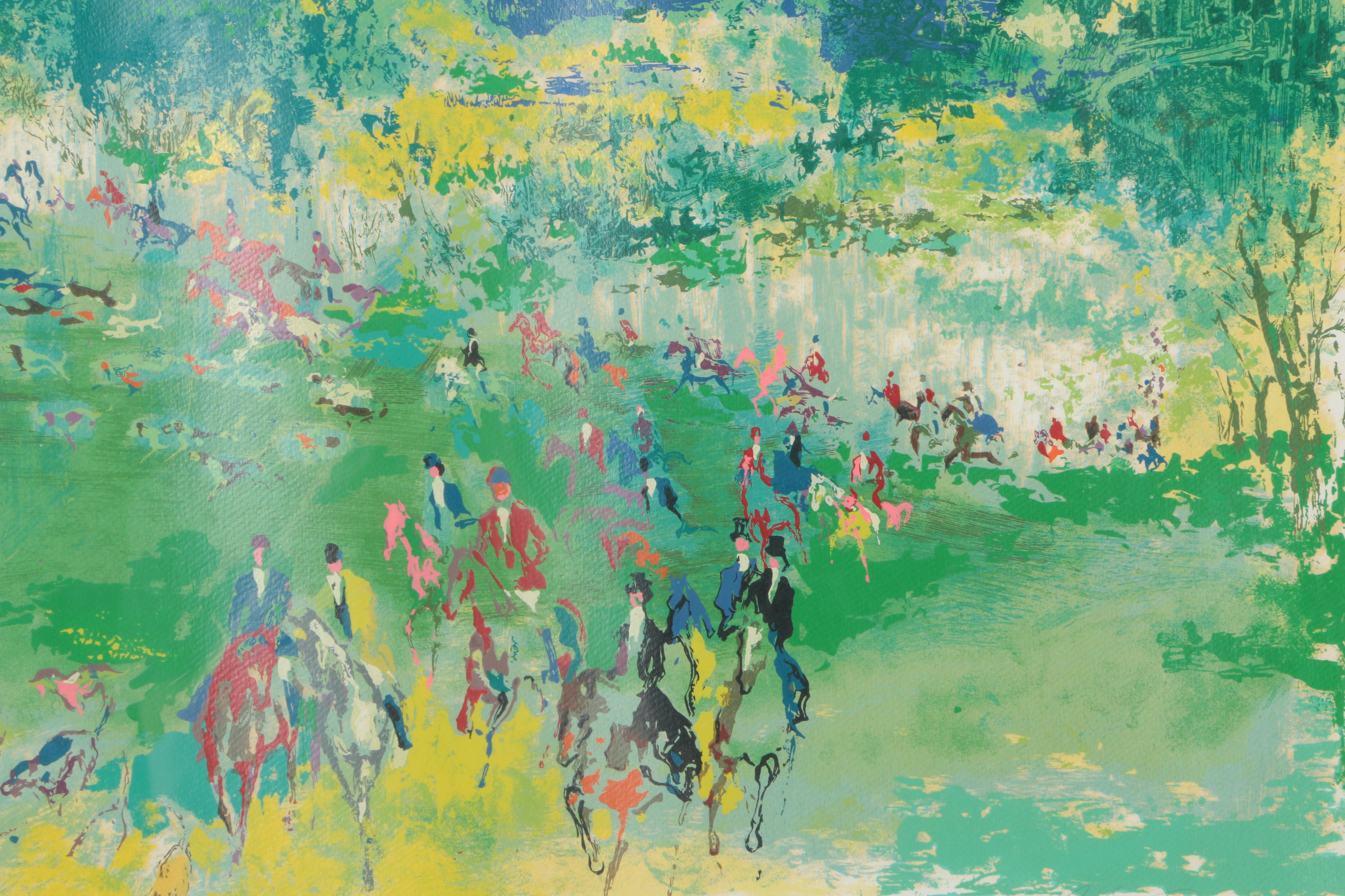 LeRoy Neiman Artist Proof Serigraph "Fox Hunt"