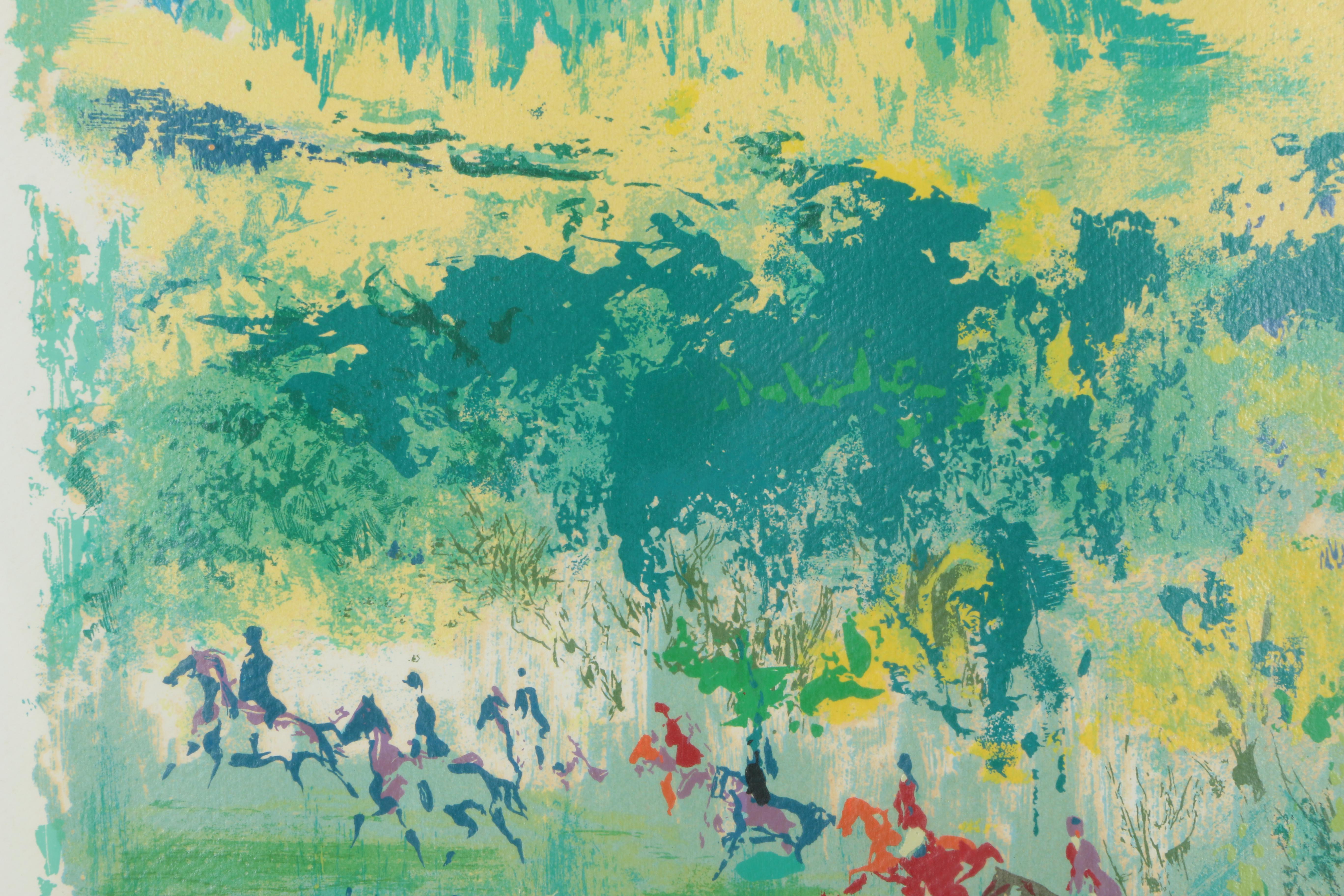 LeRoy Neiman Artist Proof Serigraph "Fox Hunt"